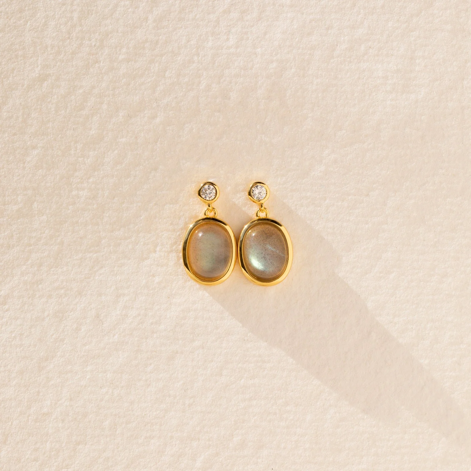 Moonstone Drop Earrings - Image 8
