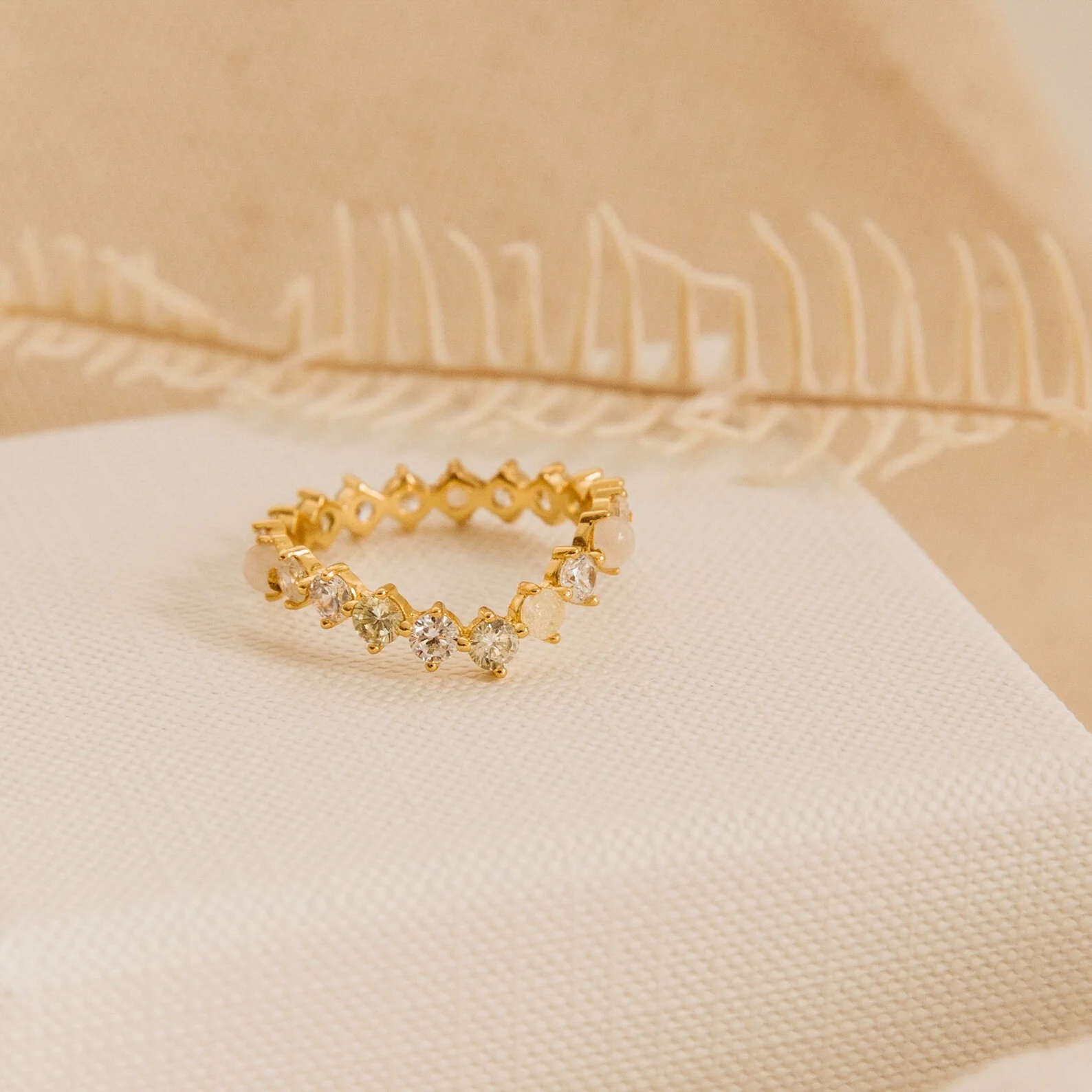 Mosaic Wave Eternity Ring - Image 9