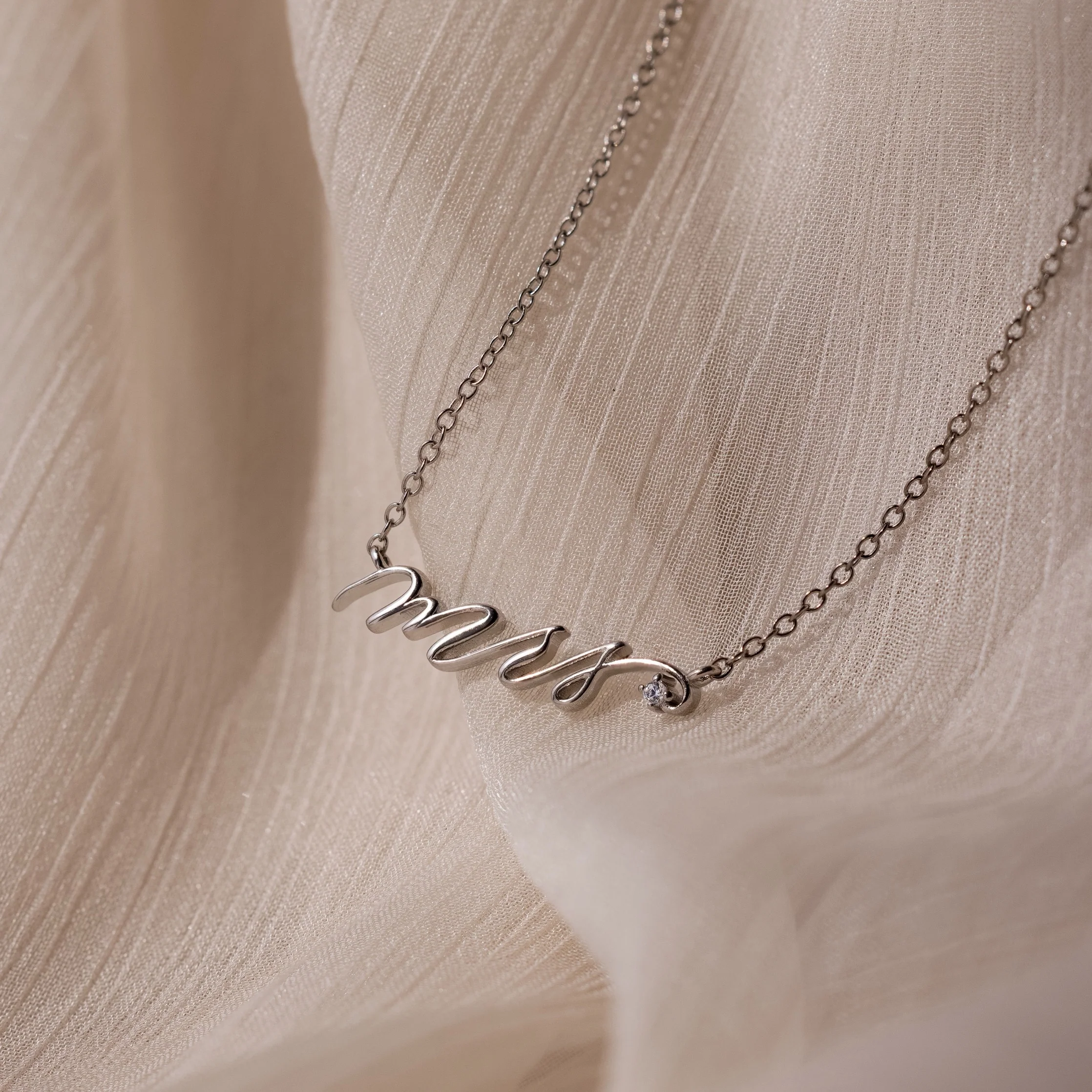 Mrs. Necklace in Silver - Image 3
