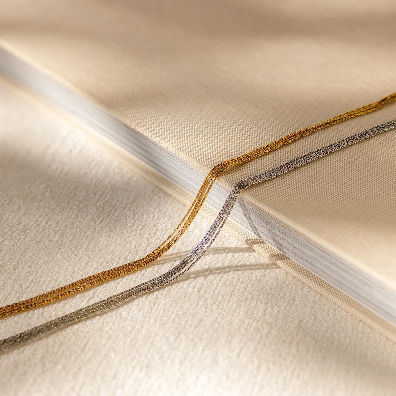Multi Strand Chain Necklace - Image 7