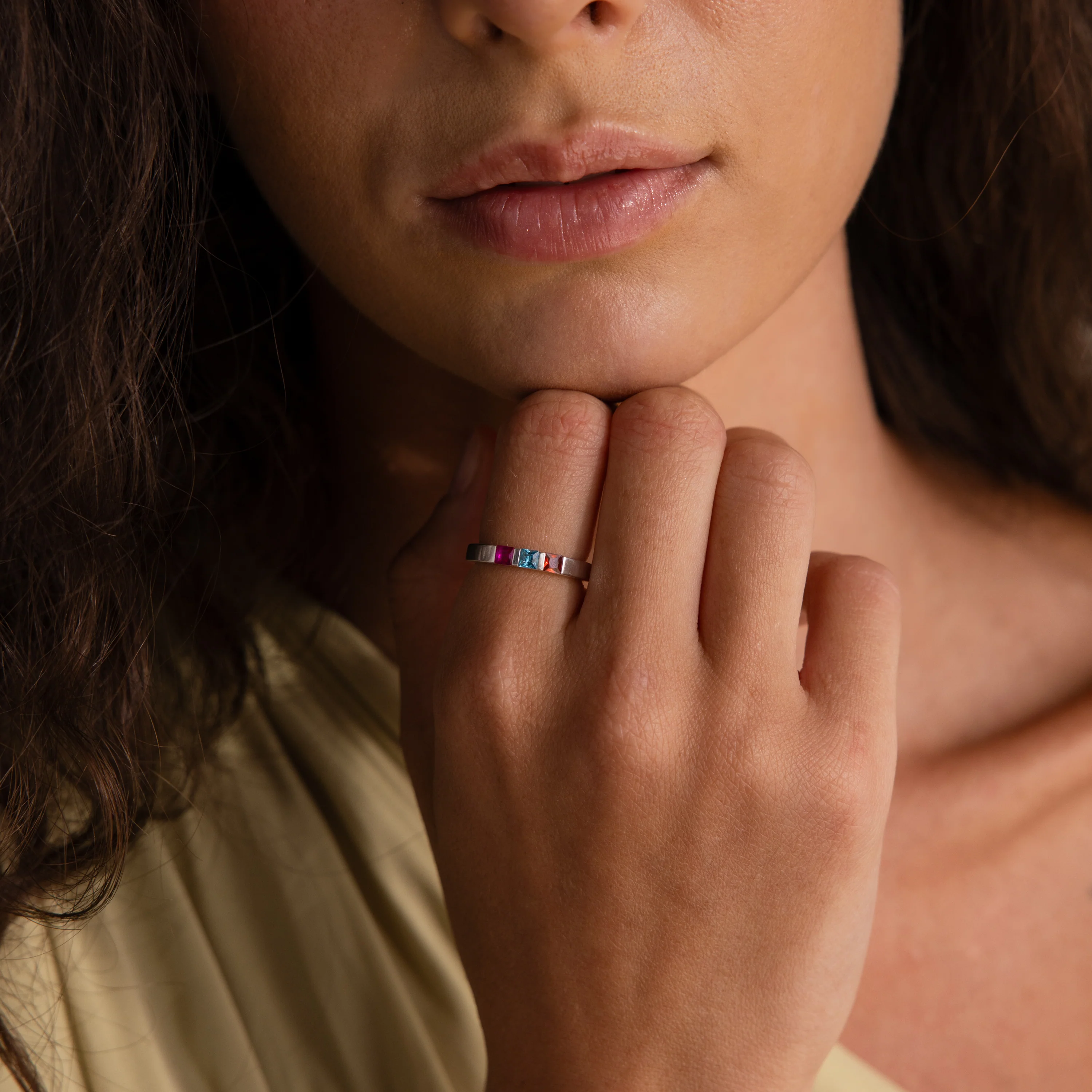 Multiple Birthstone Band - Image 4