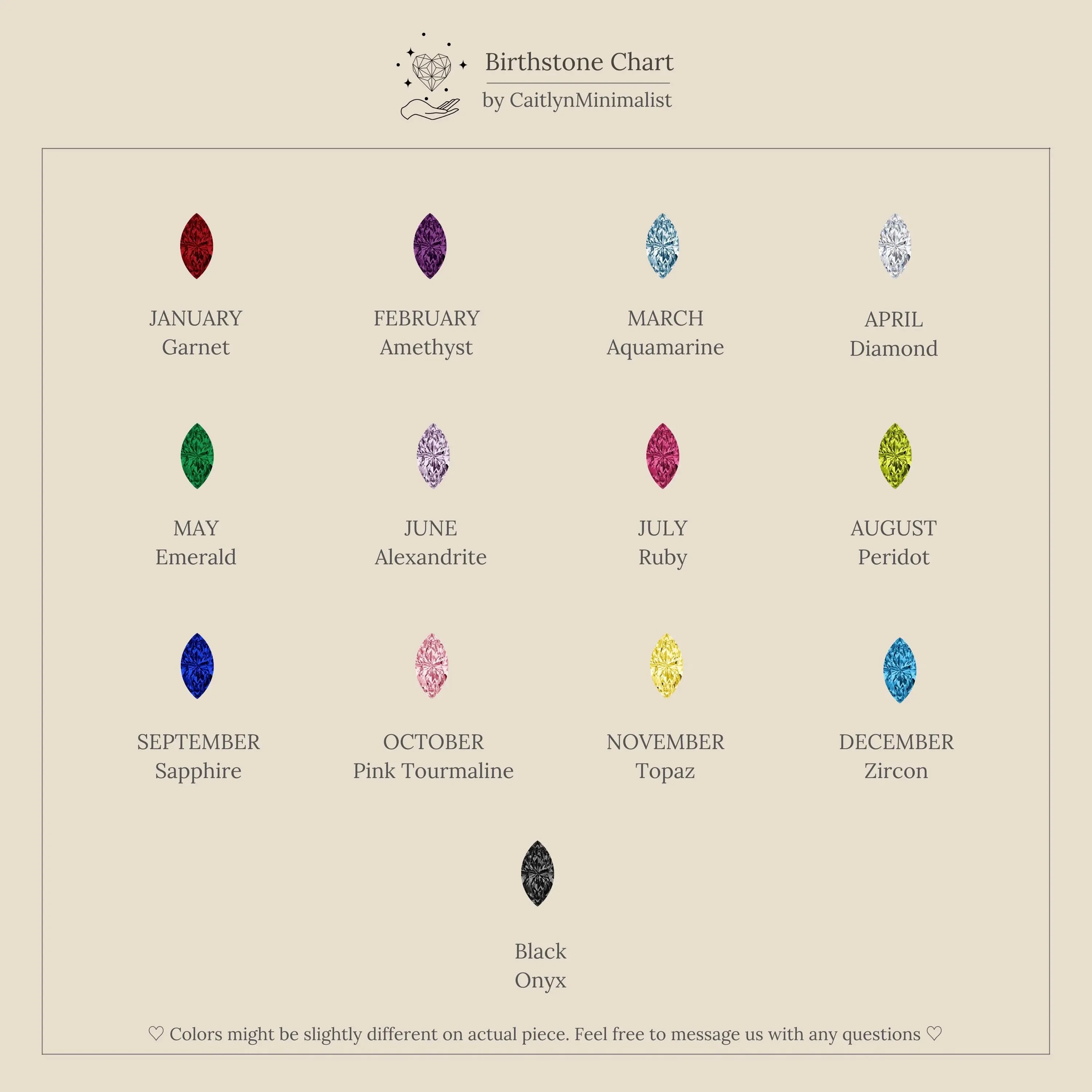 Multiple Marquise Birthstone Bracelet in 18K Gold - Image 4