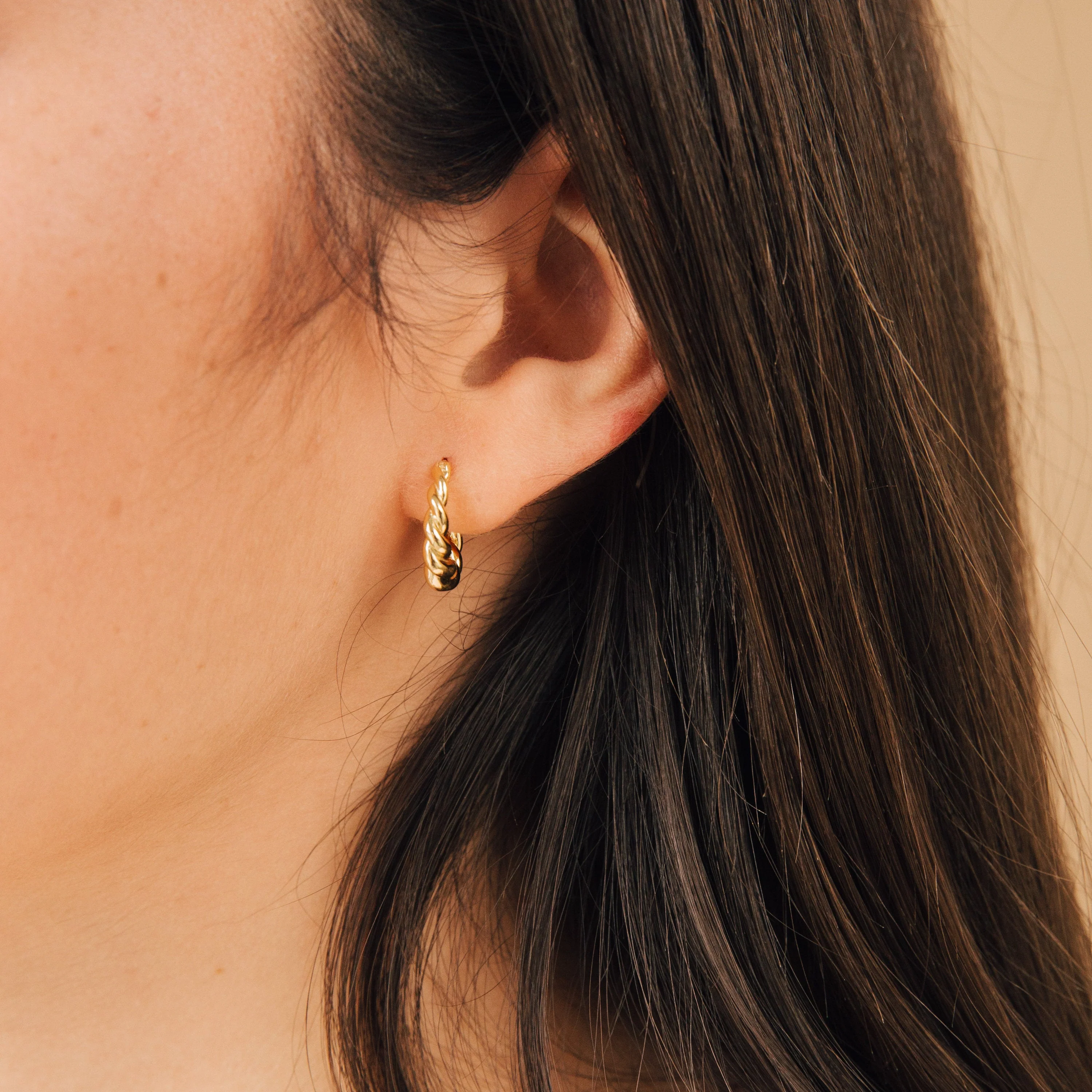 Naomi Twisted Hoops - Image 2