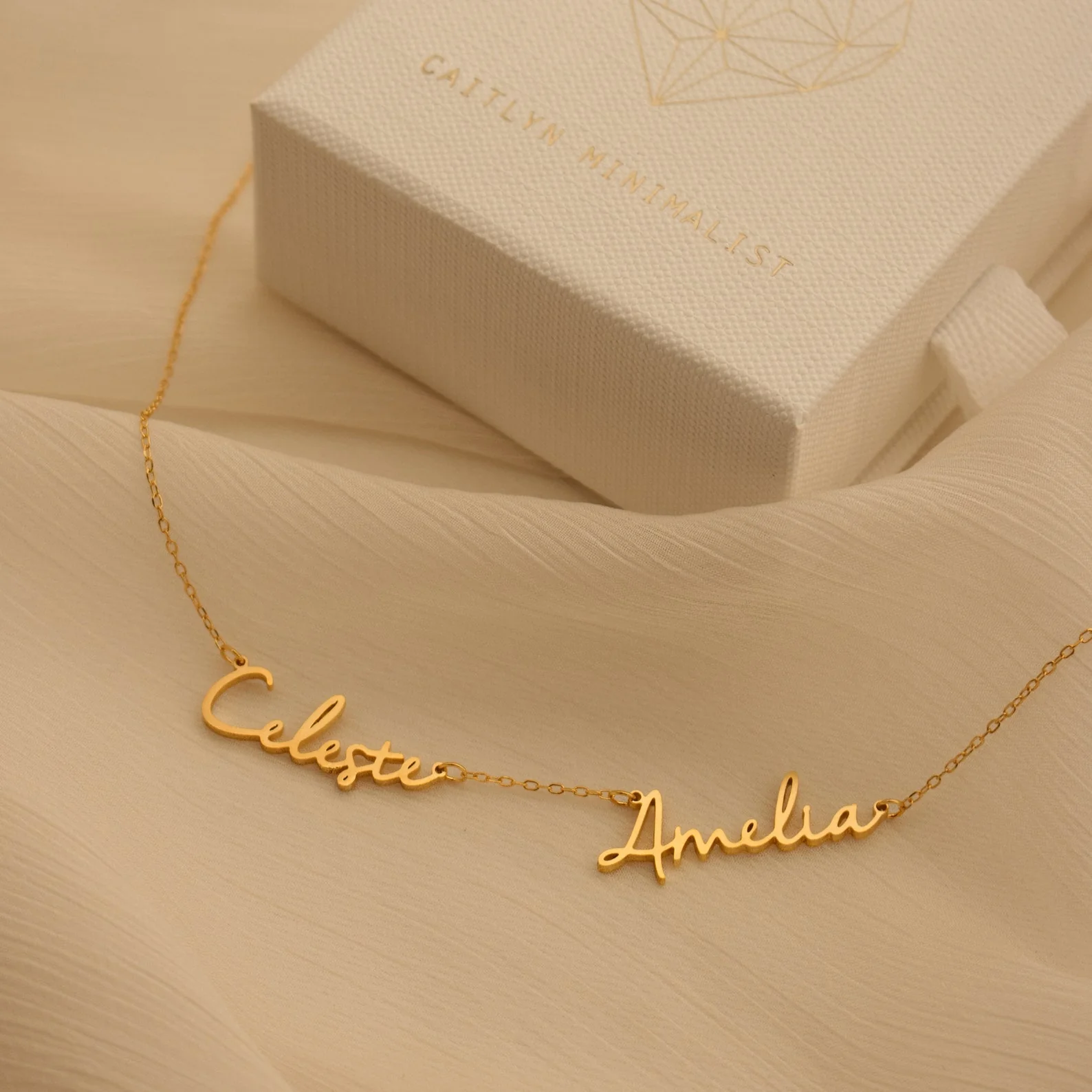 Nella Multiple Name Necklace - Image 3