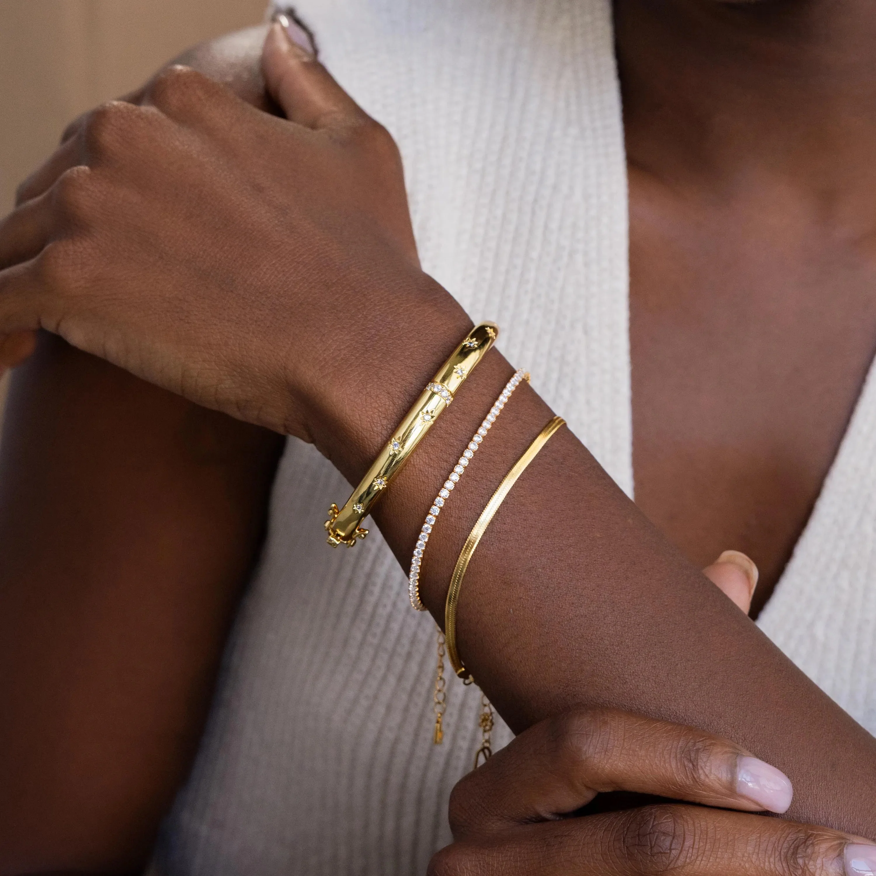 North Star Bangle Bracelet - Image 6