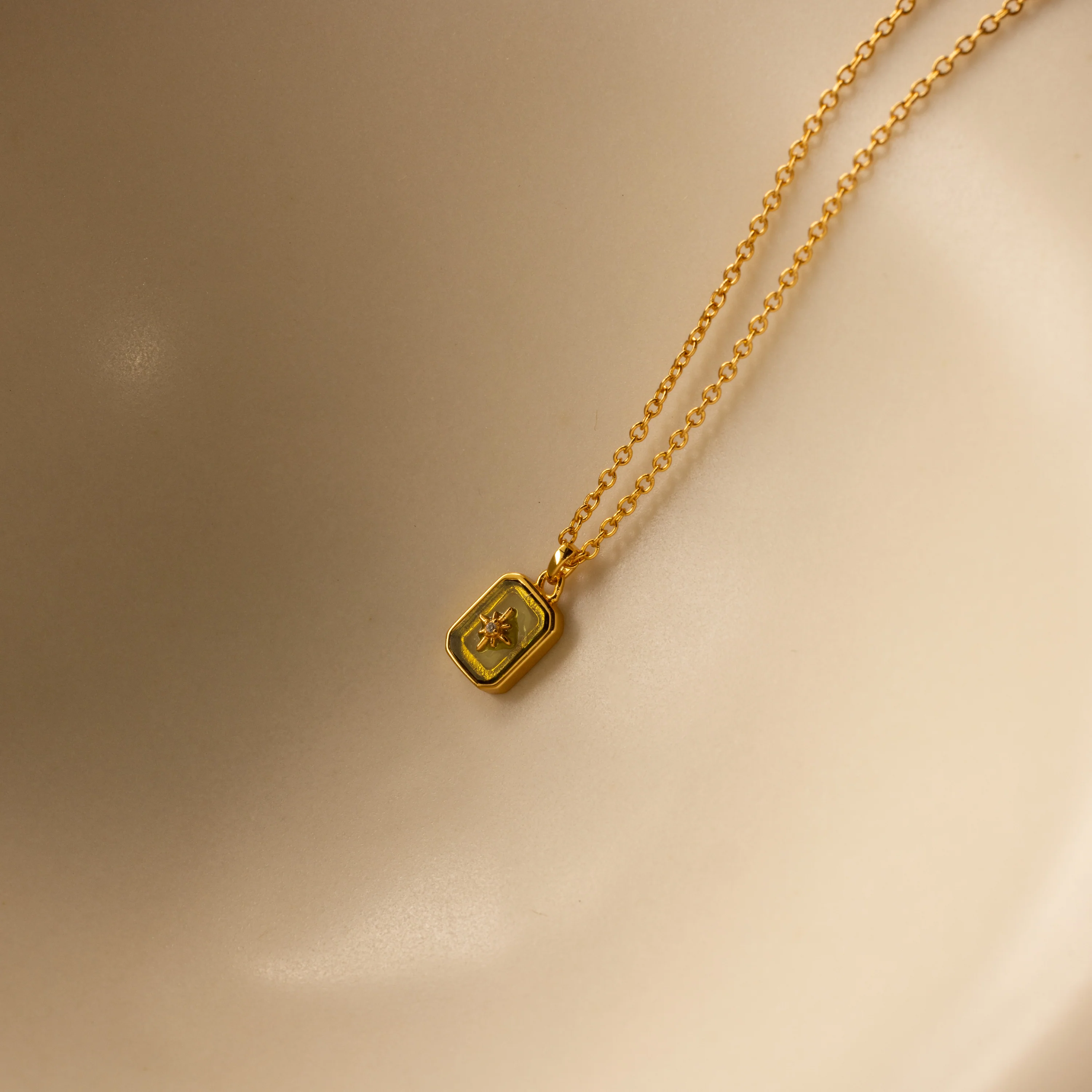 North Star Peridot Necklace