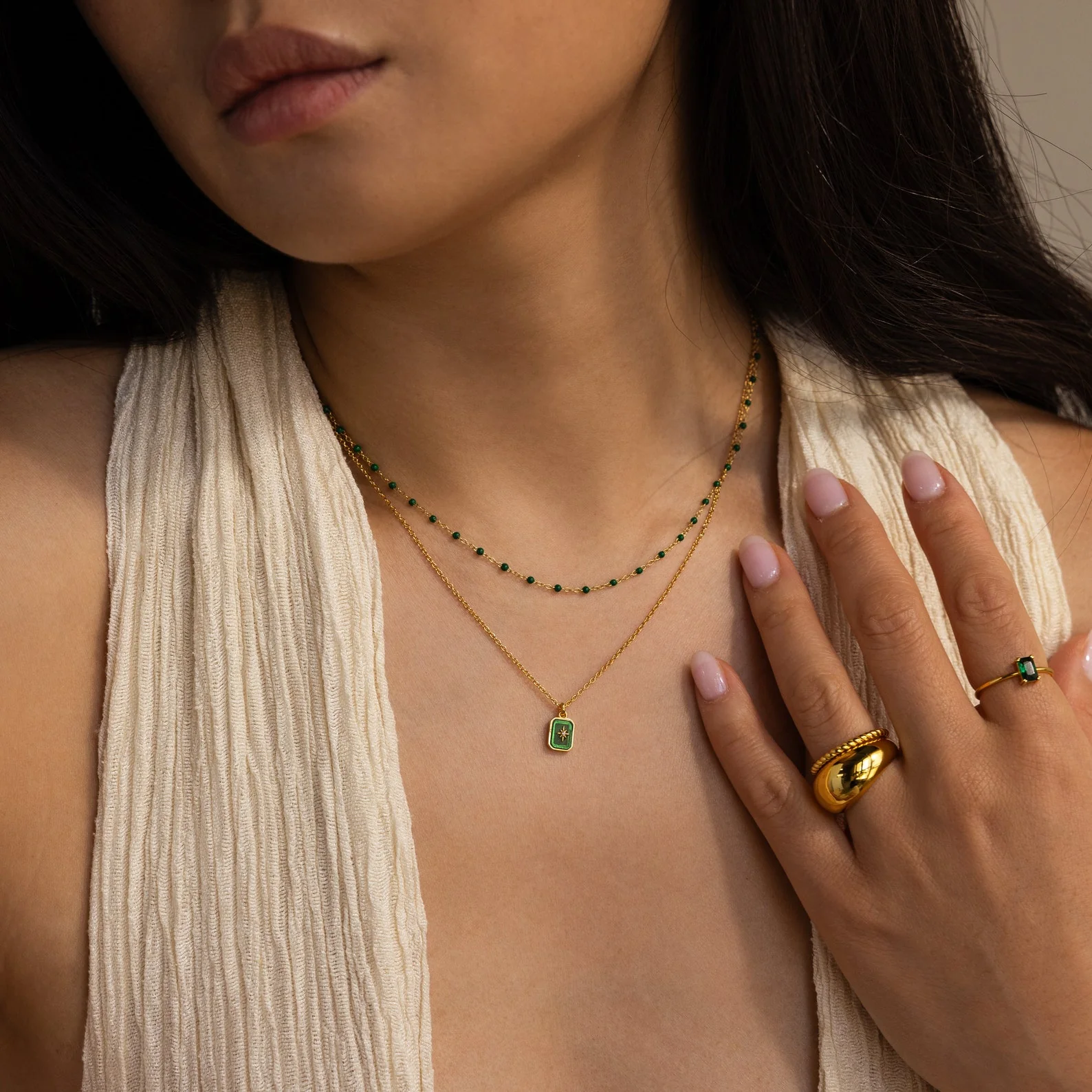 North Star Emerald Necklace - Image 6