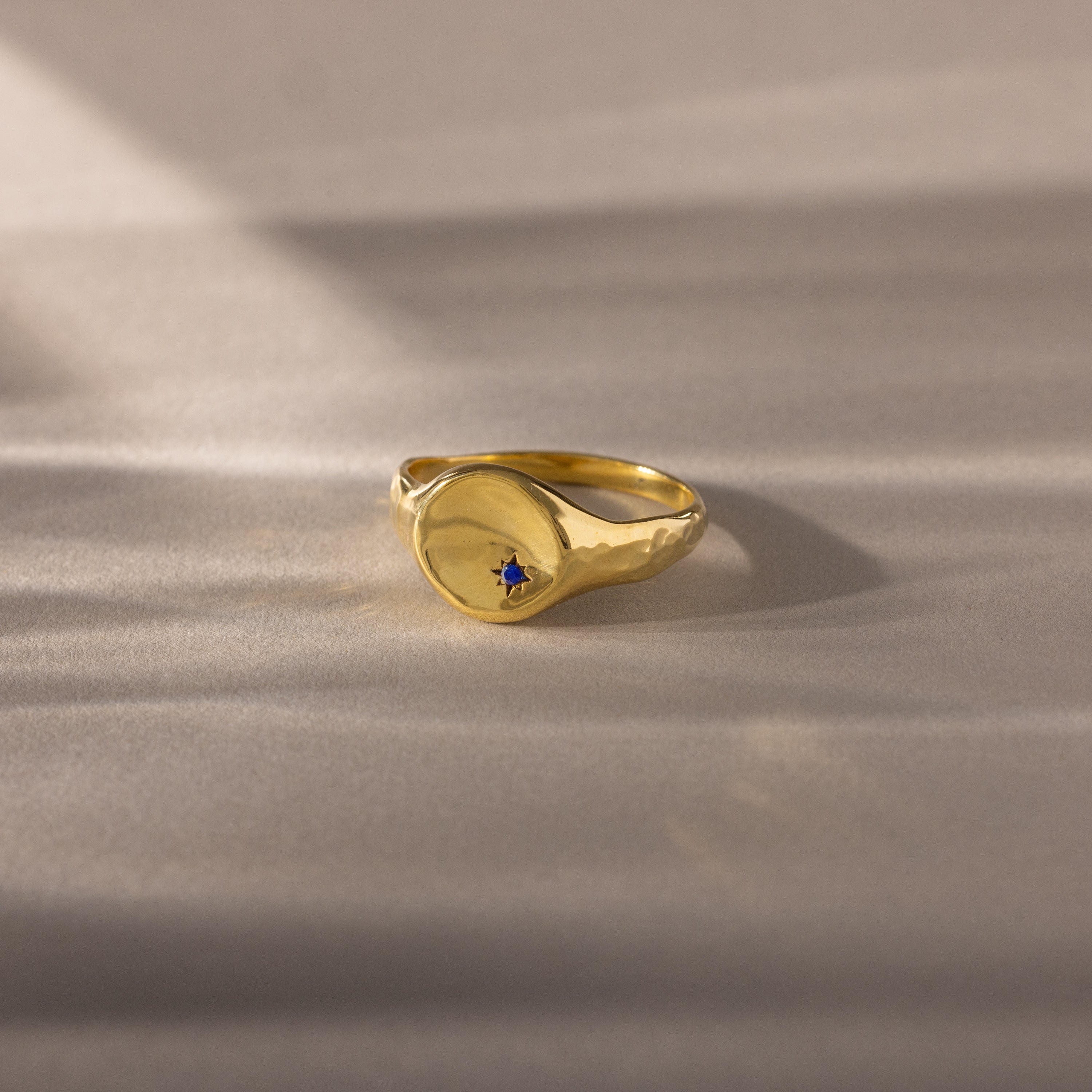 North Star Birthstone Signet Ring - Image 20