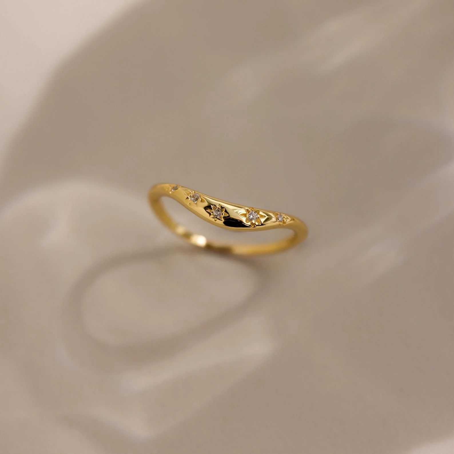 North Star Curve Dome Ring - Image 8