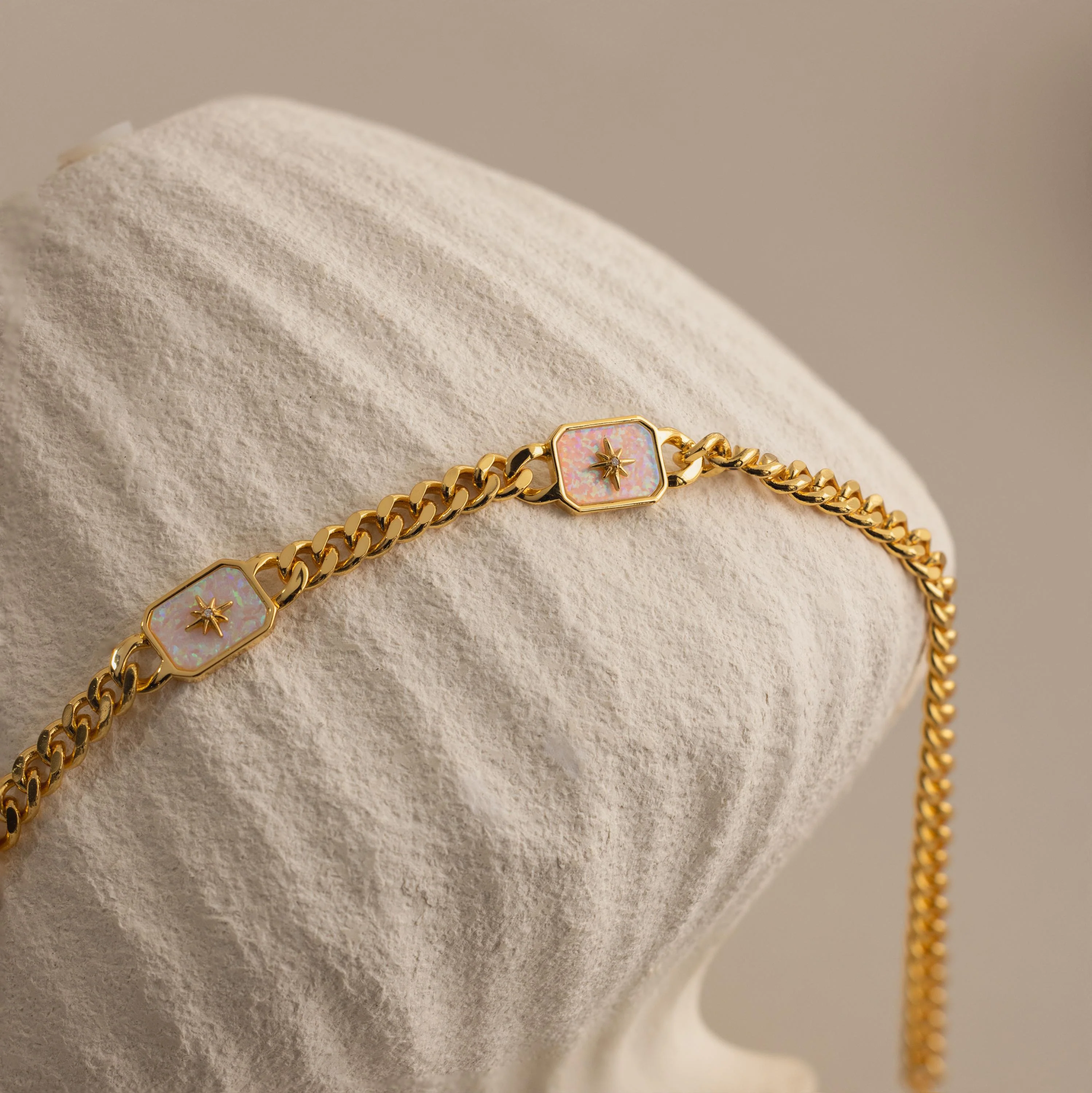 North Star Opal Trio Necklace - Image 7