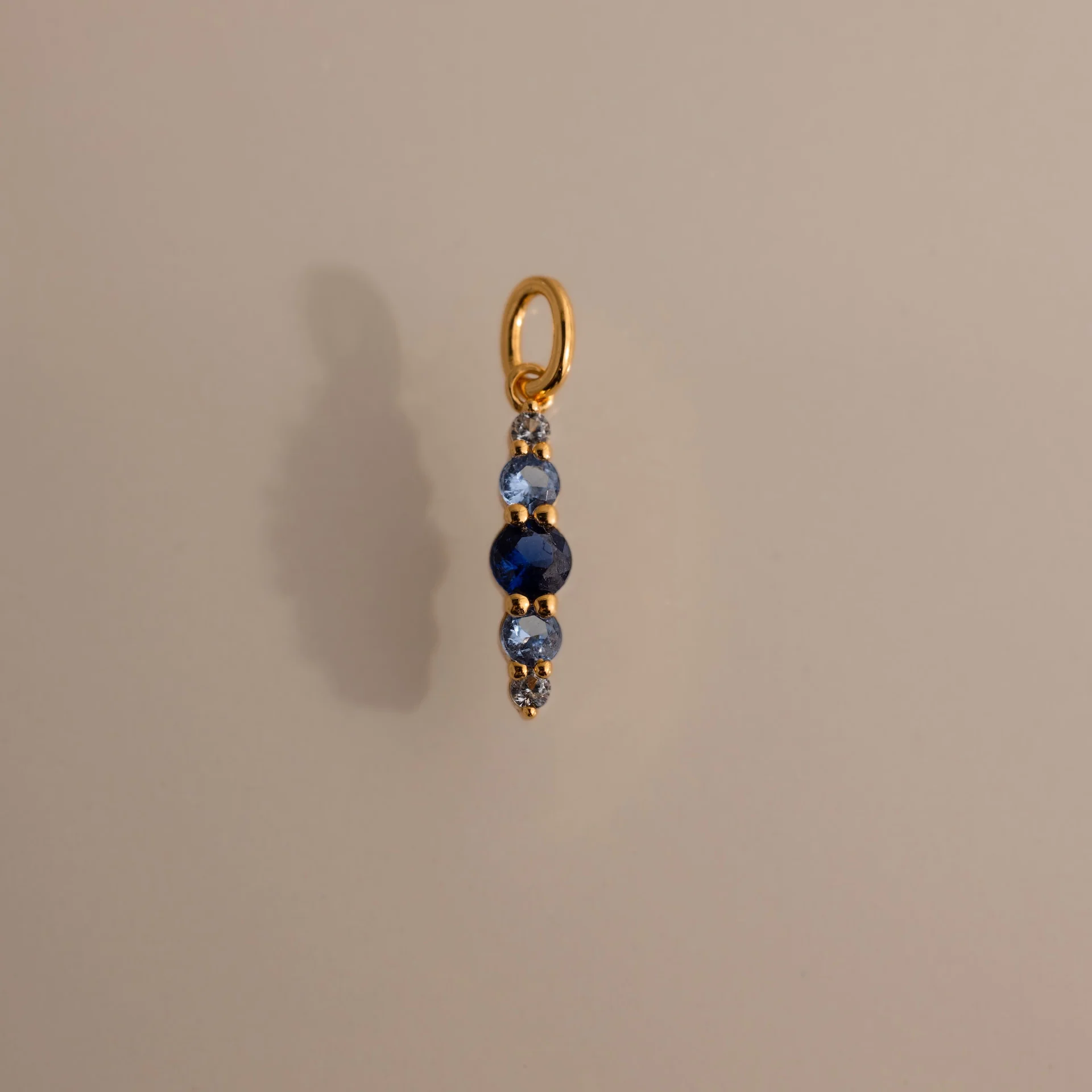 Ombre Lace Blue Zircon Charm