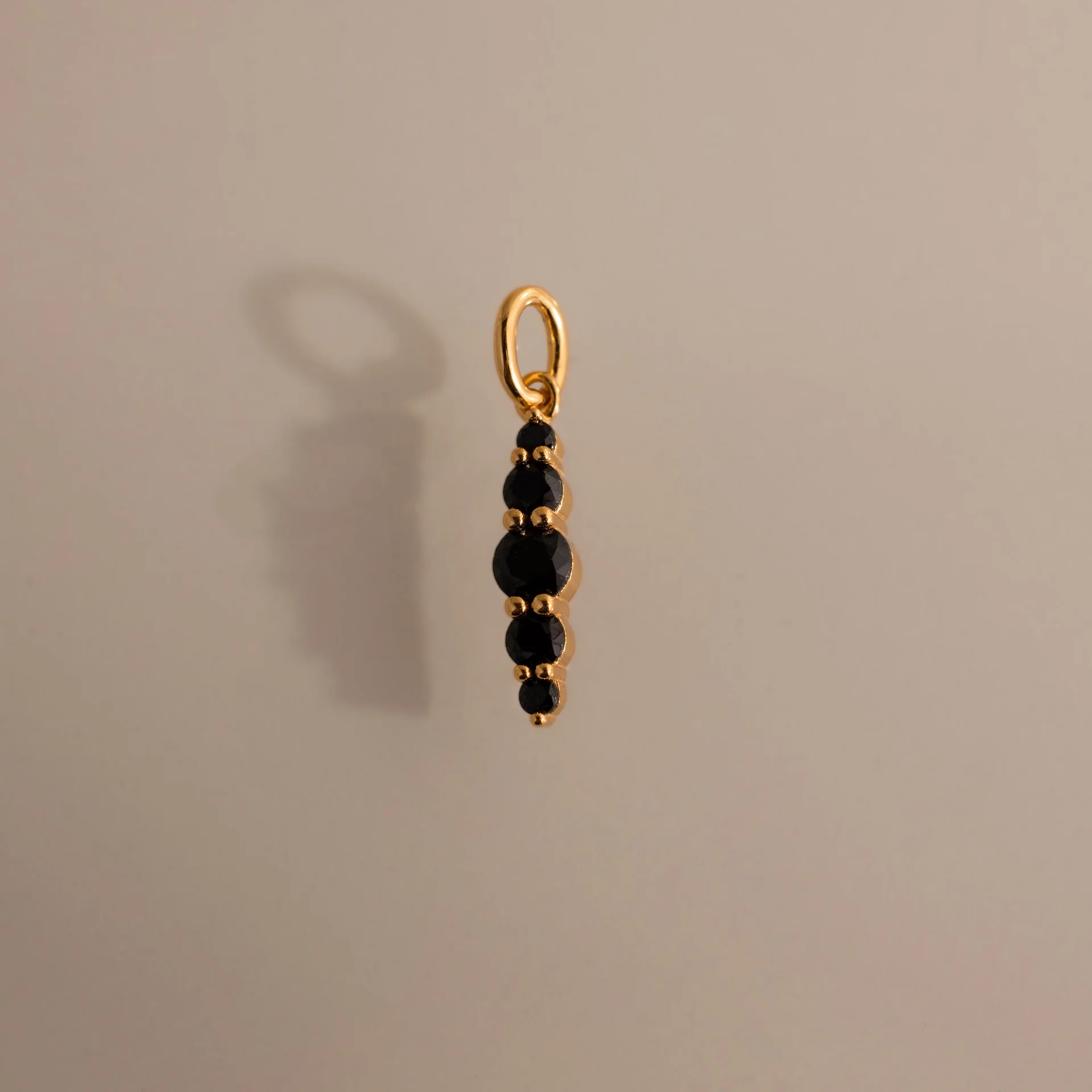 Ombre Lace Onyx Charm