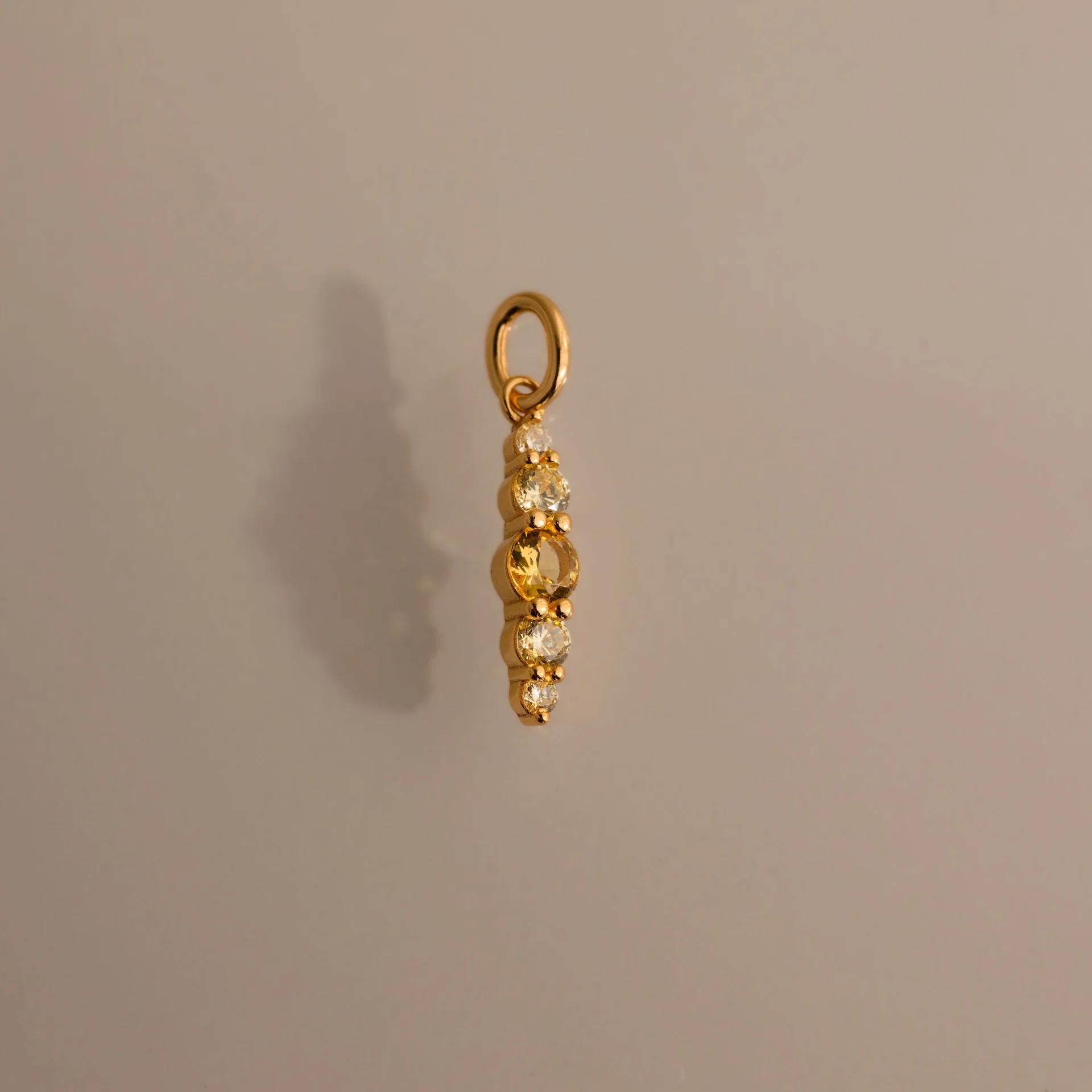 Ombre Lace Topaz Charm
