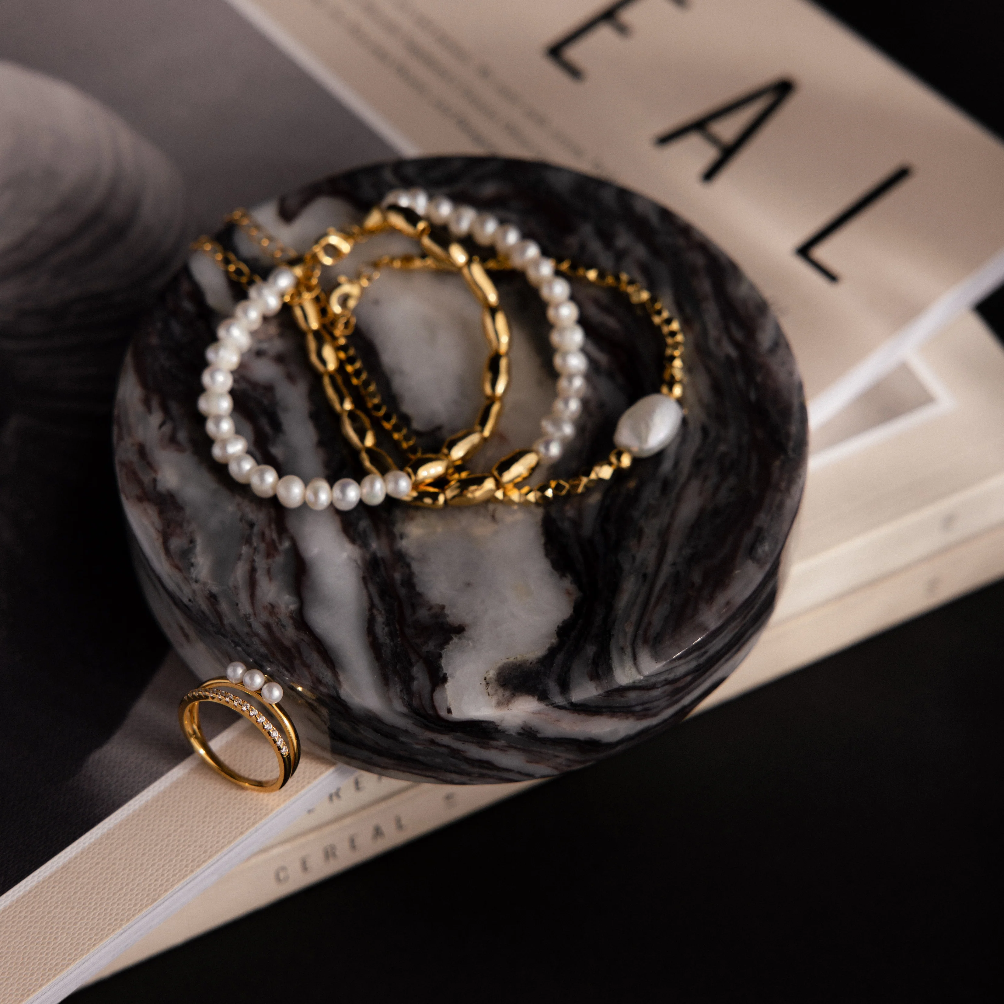 Onyx Marble Jewelry Dish - Image 3