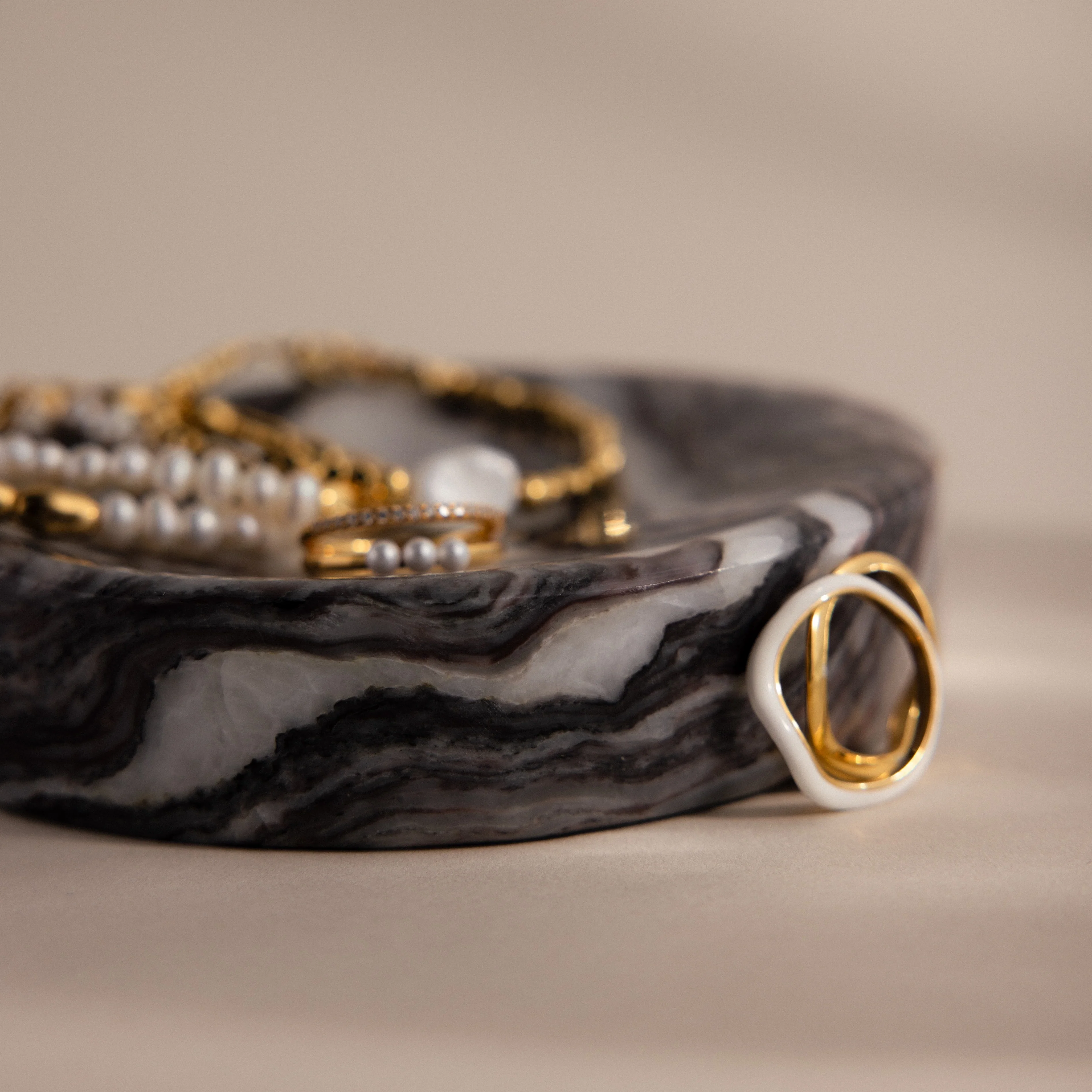 Onyx Marble Jewelry Dish - Image 9