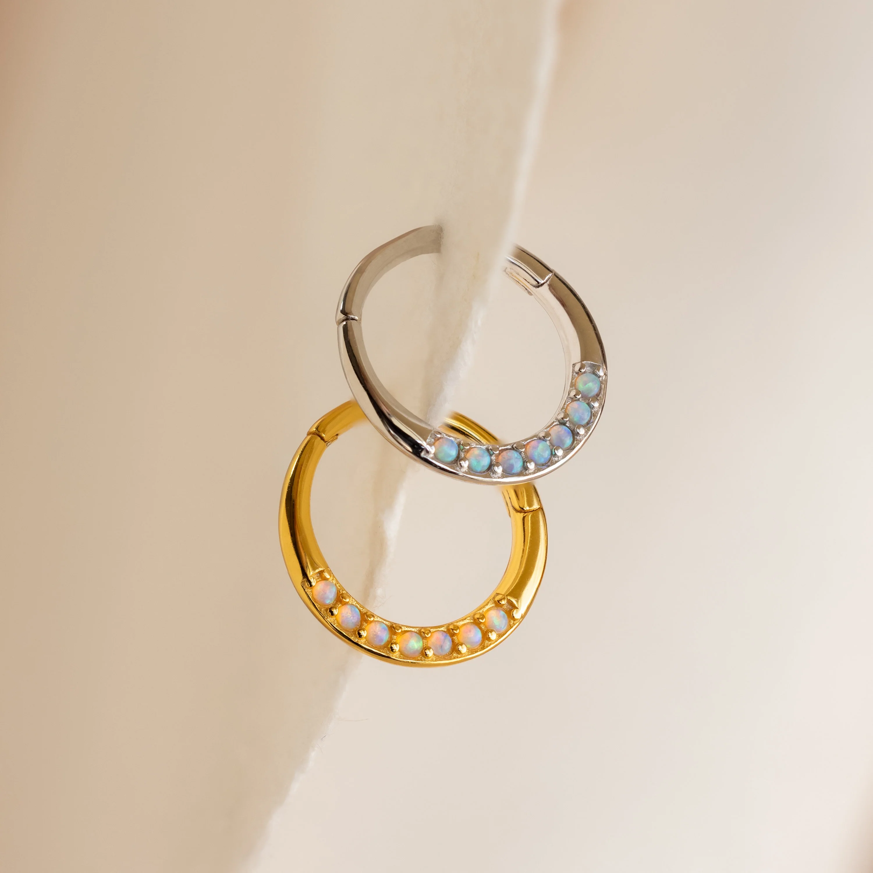 Opal Cartilage Huggies - Image 5