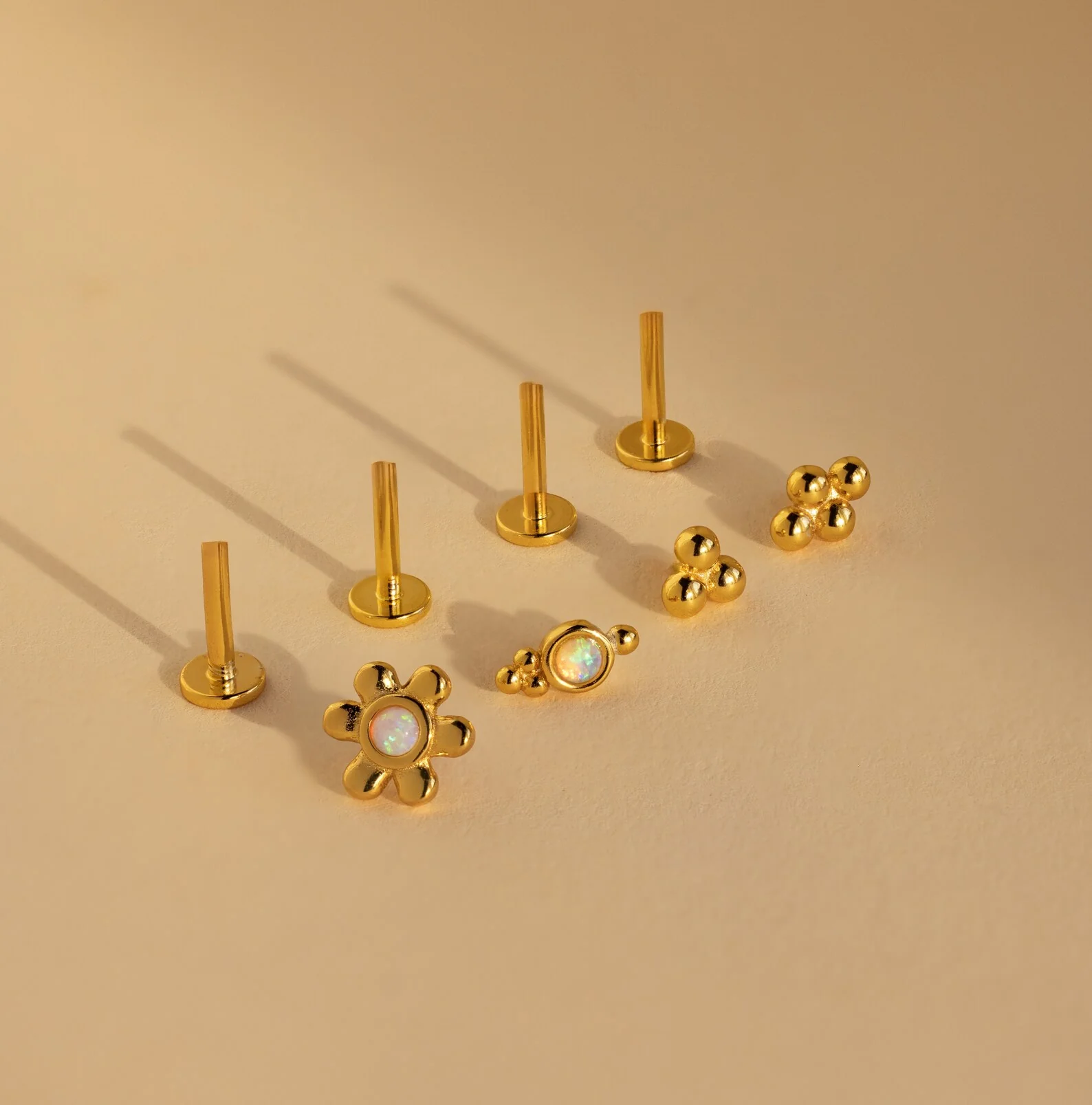 Opal Cluster Studs Set - Image 5