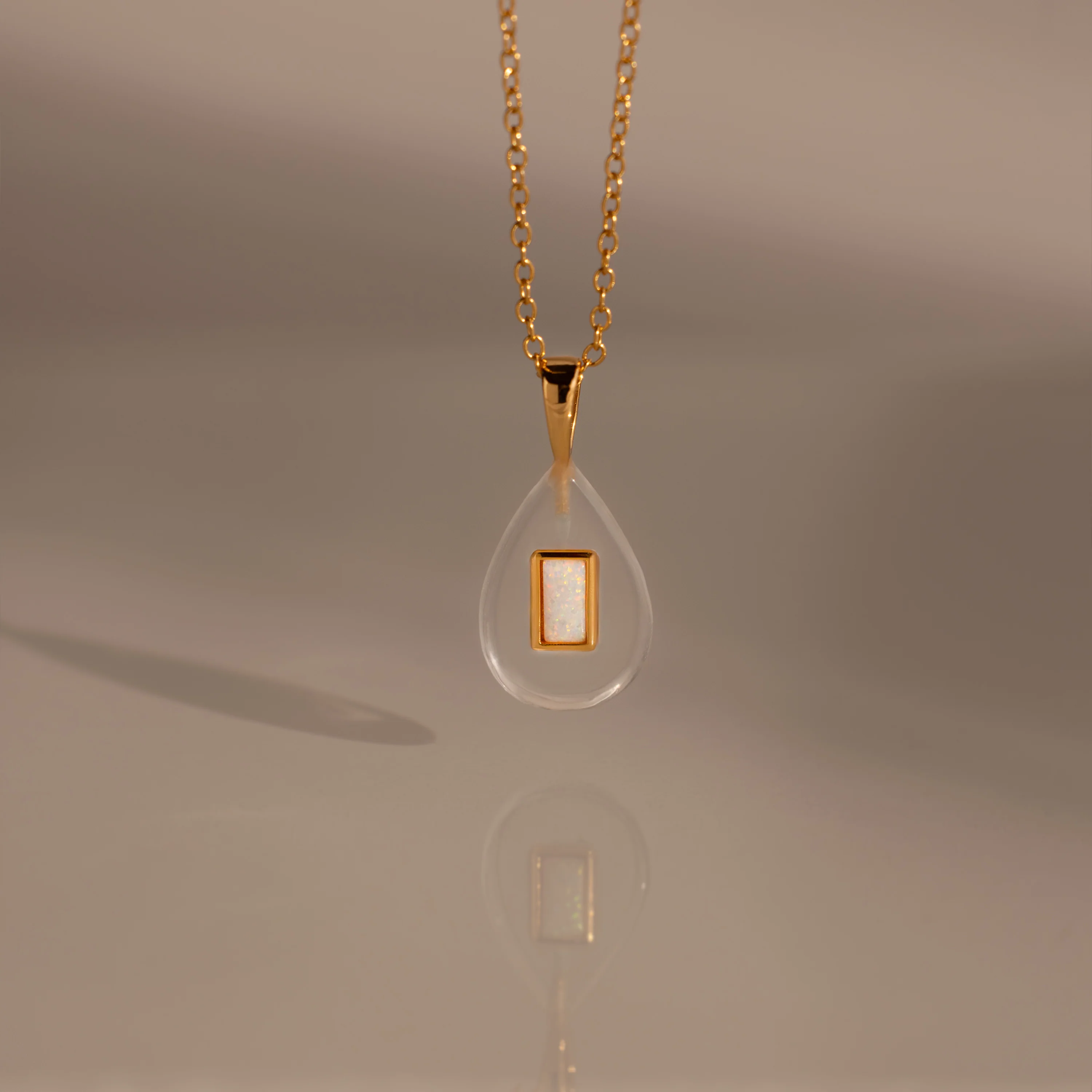 Opal Crystal Necklace