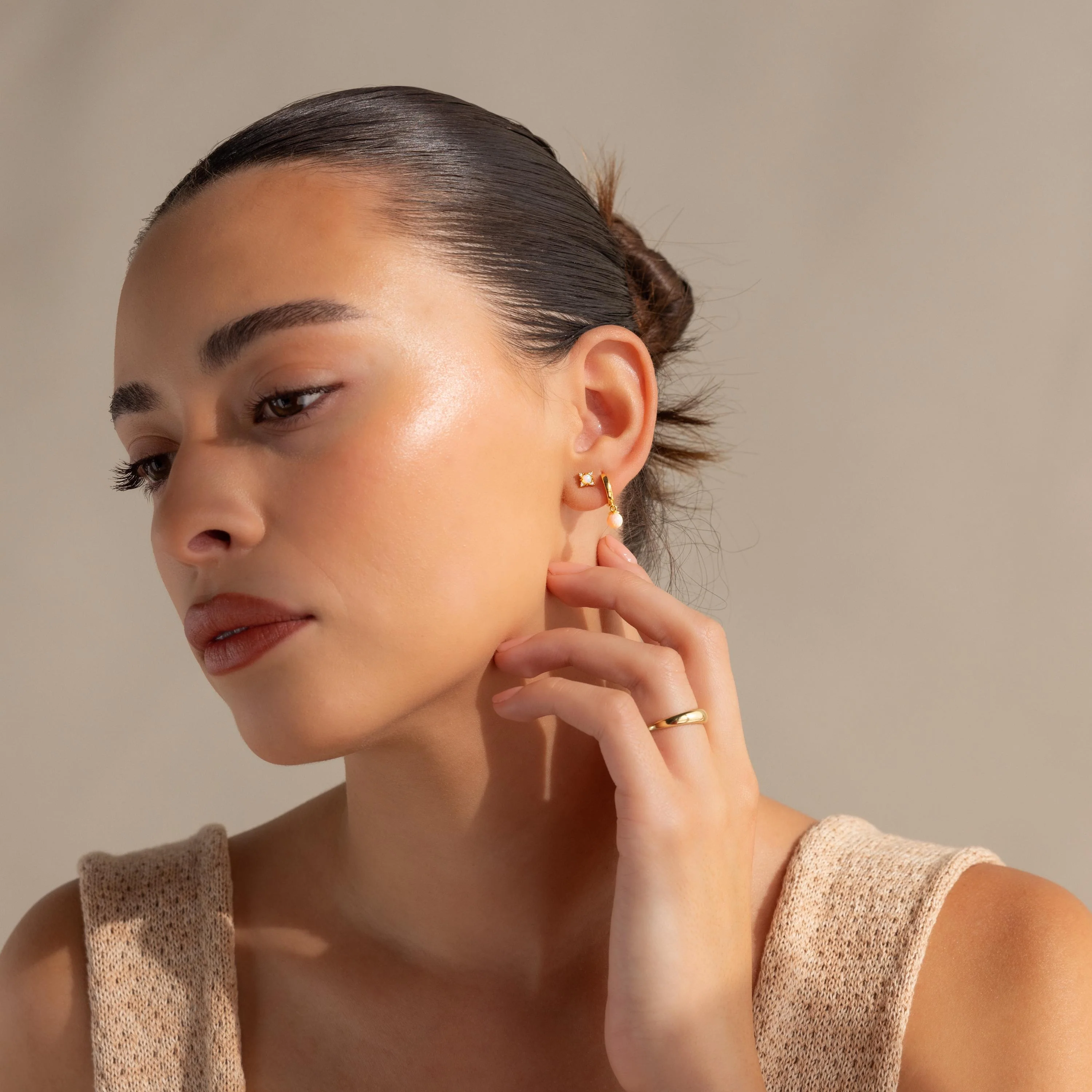 Opal Diamond Star Studs - Image 6
