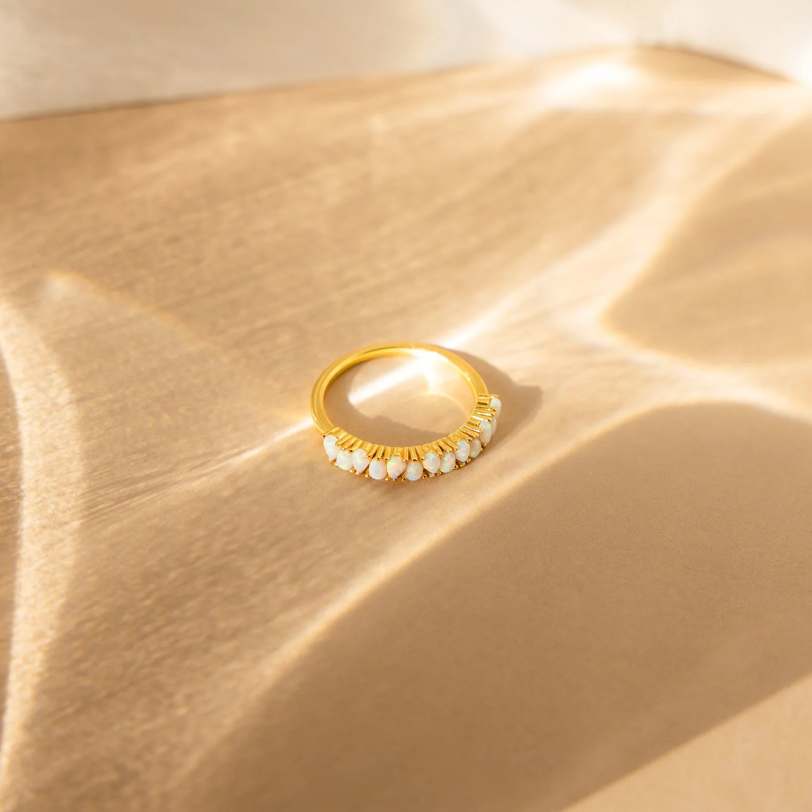 Opal Drop Eternity Ring - Image 5