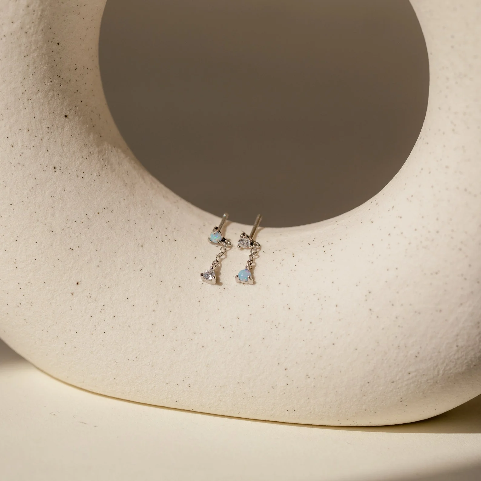 Opal Drop Studs - Image 4