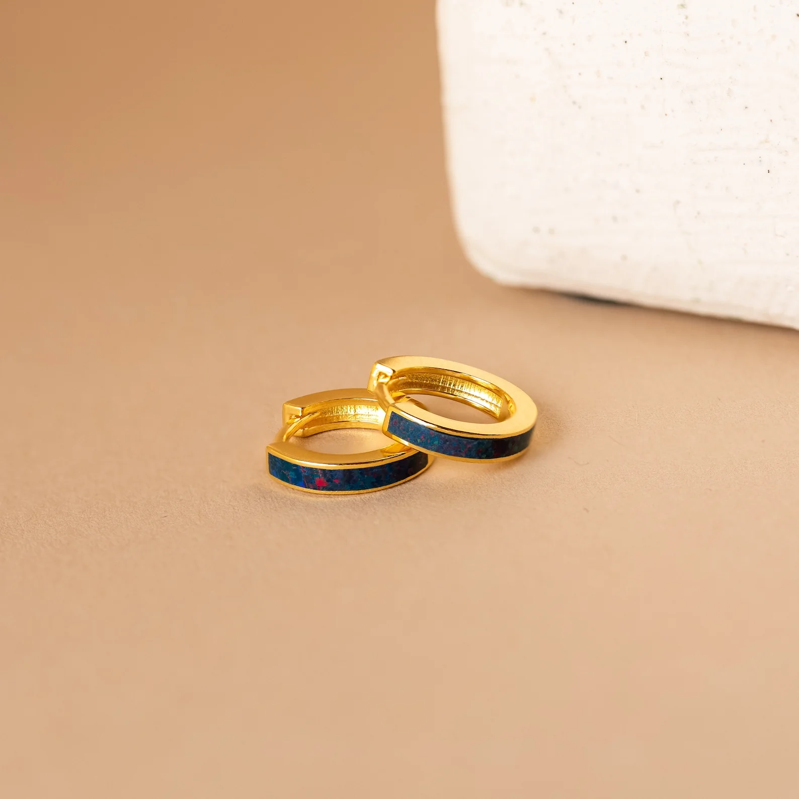 Opal Inlay Earrings - Image 5
