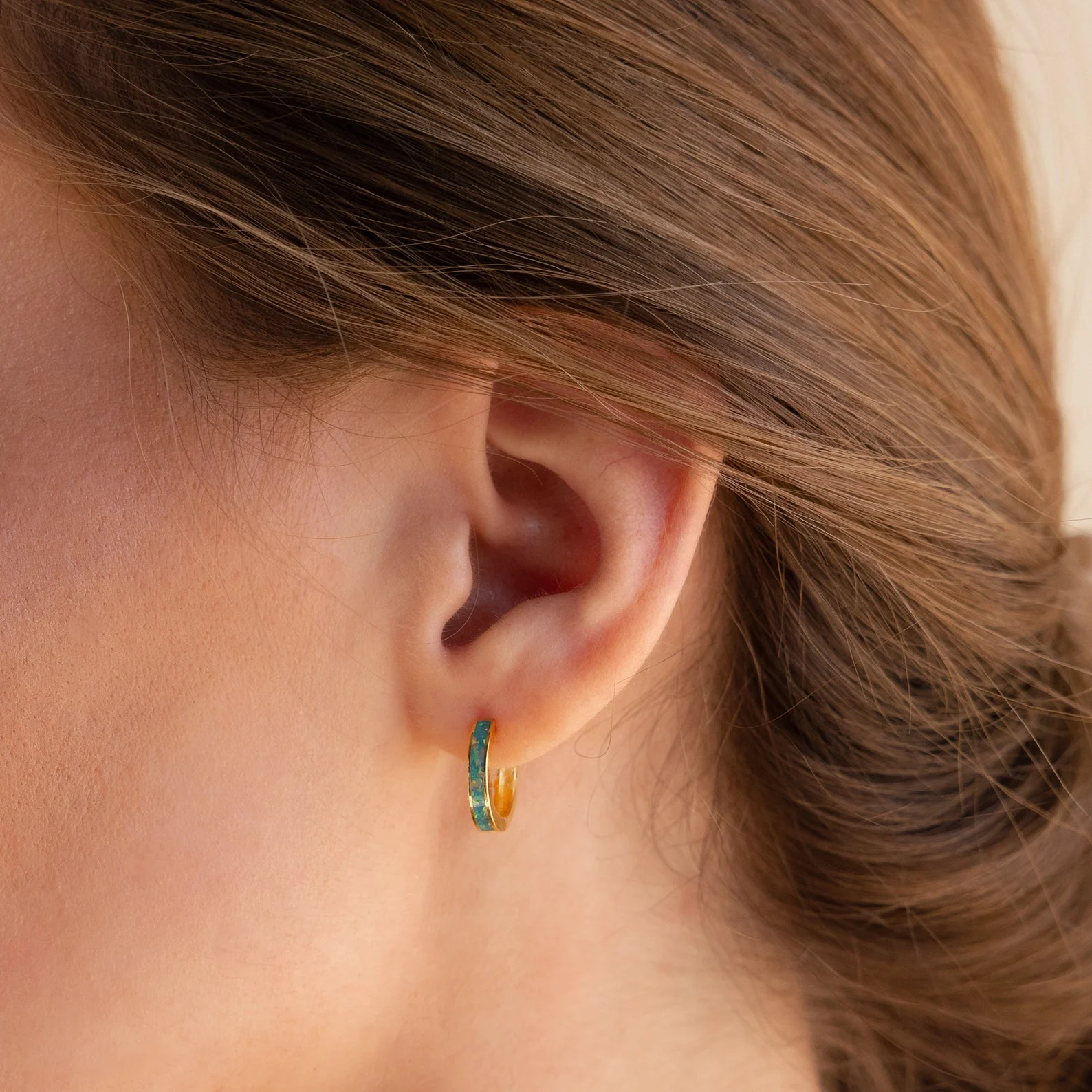 Opal Inlay Earrings - Image 8