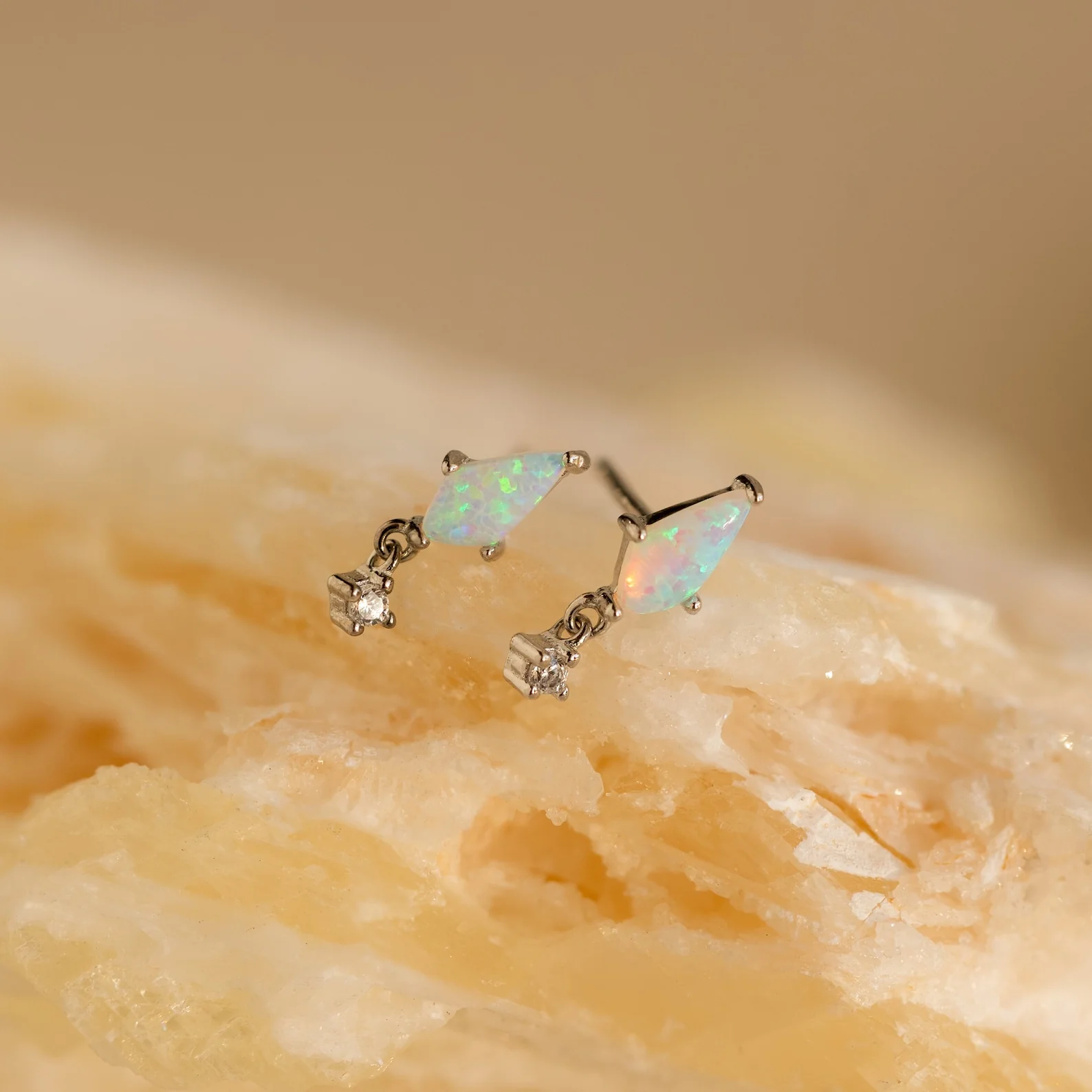 Opal Kite Drop Earrings - Image 5