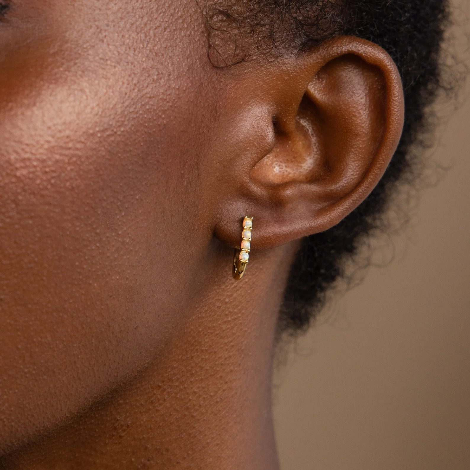 Opal Link Hoops - Image 2