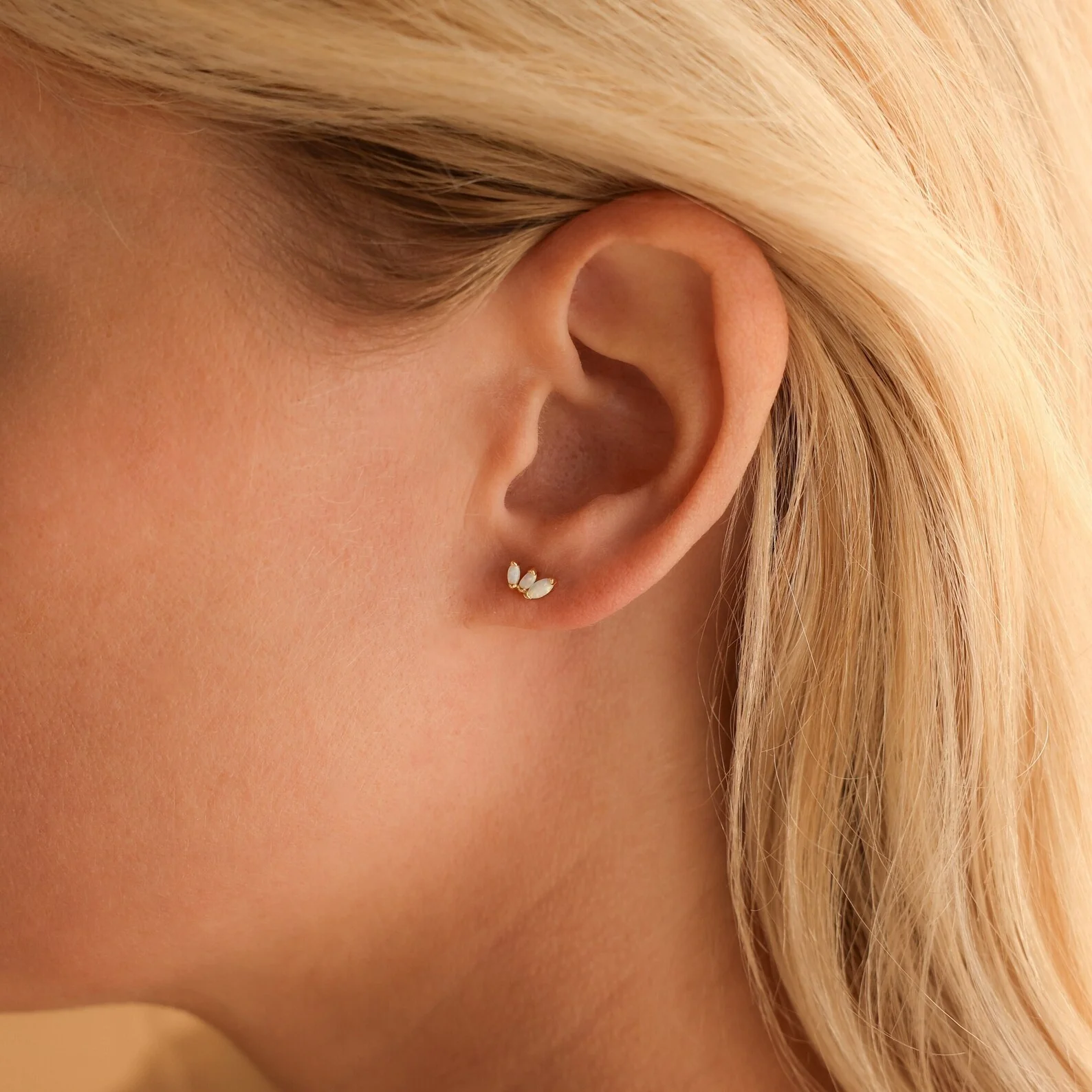 Opal Marquise Studs - Image 2