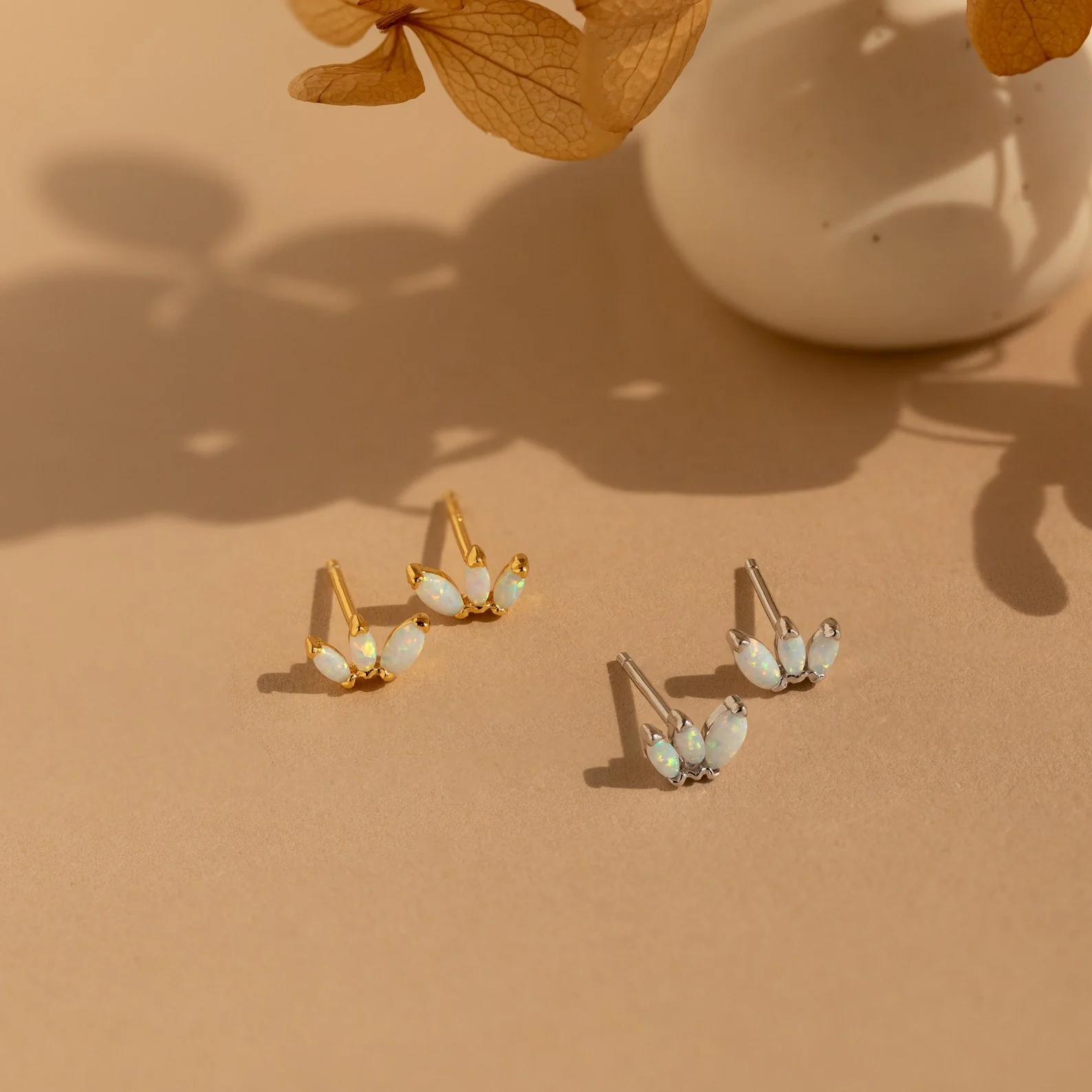 Opal Marquise Studs - Image 3