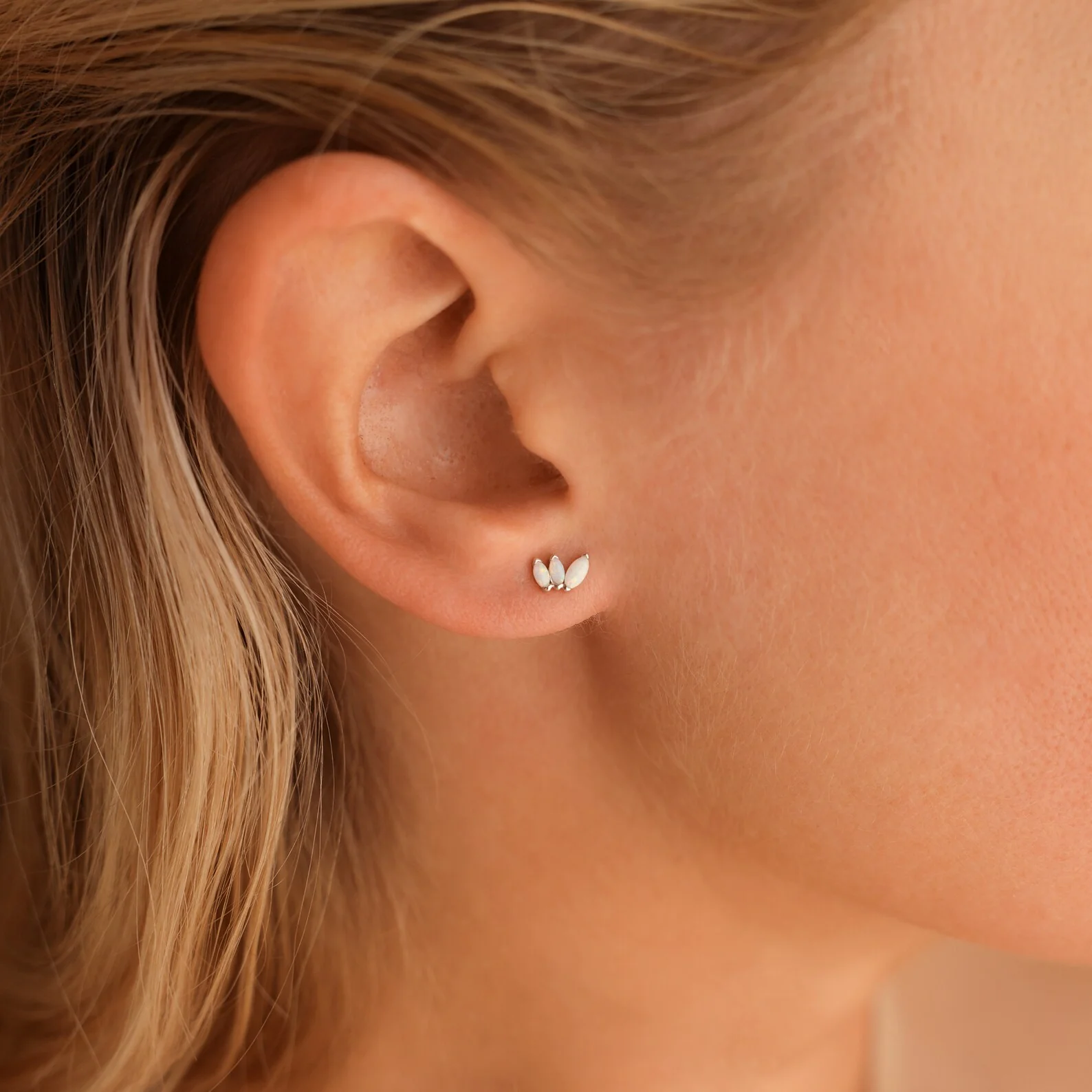 Opal Marquise Studs - Image 4