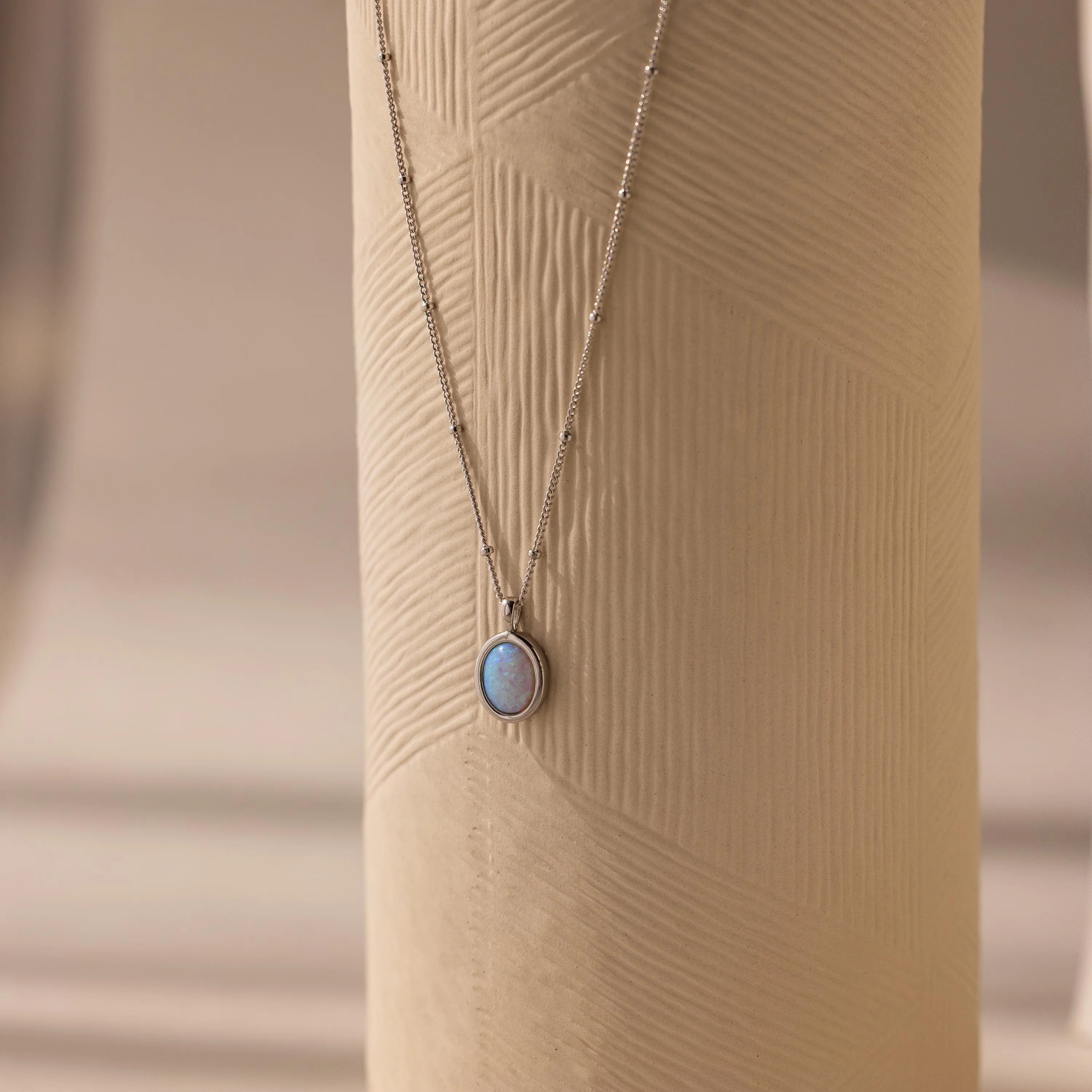 Opal Pendant Necklace - Image 5
