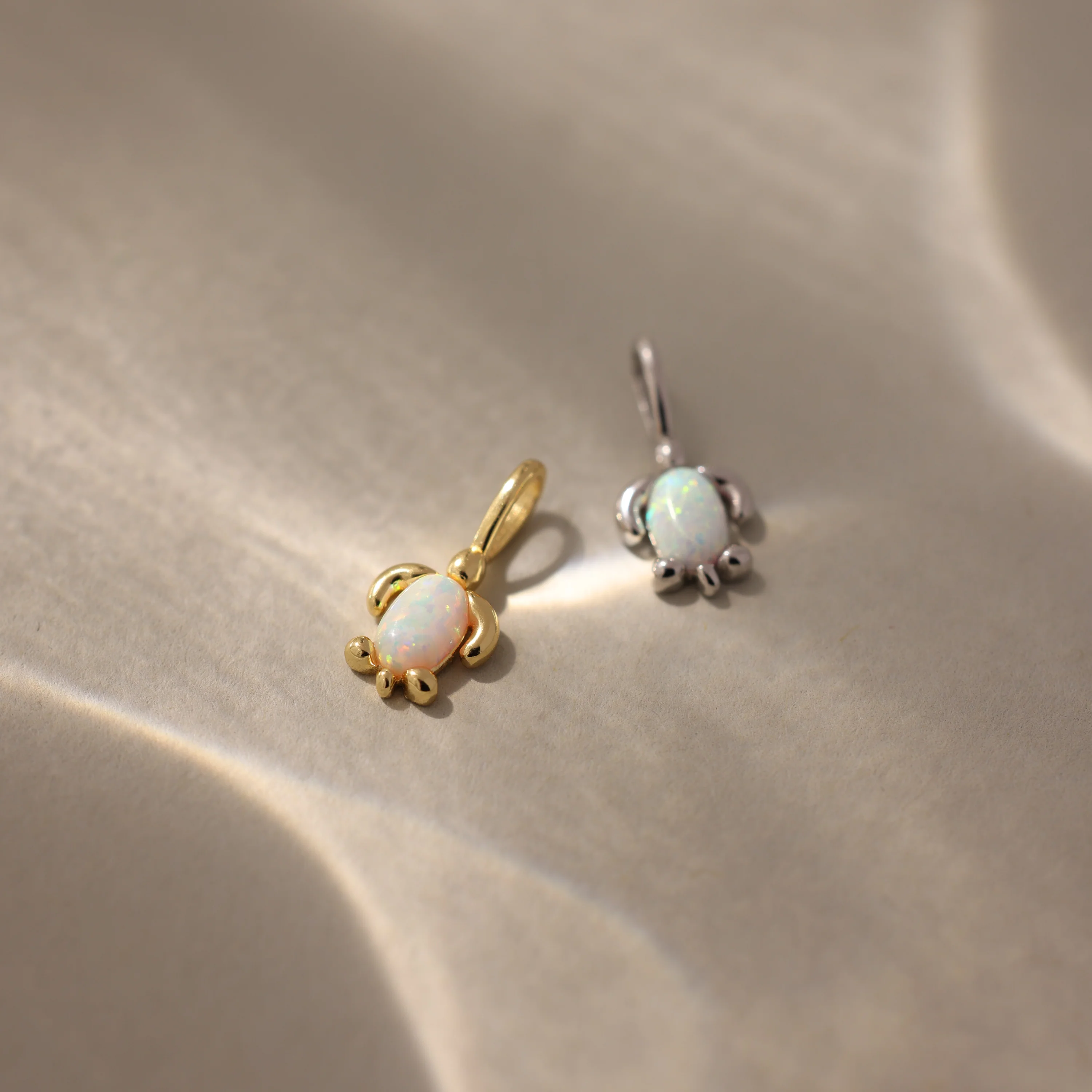 Opal Sea Turtle Charm - Image 5