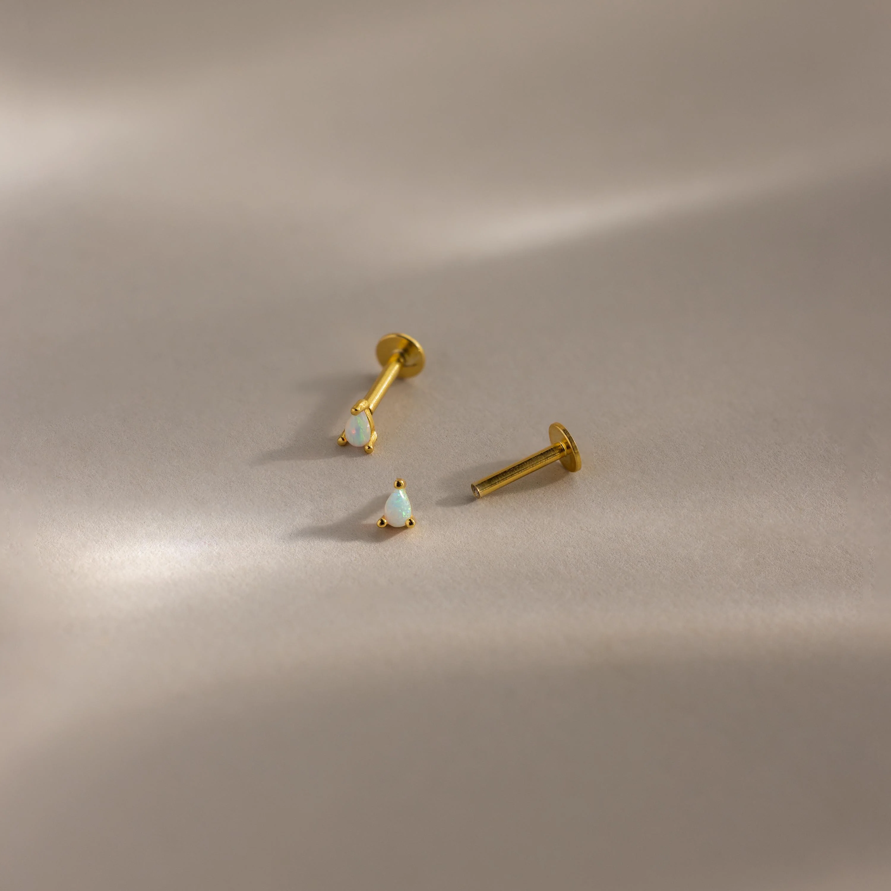 Opal Teardrop Flatback Studs - Image 7