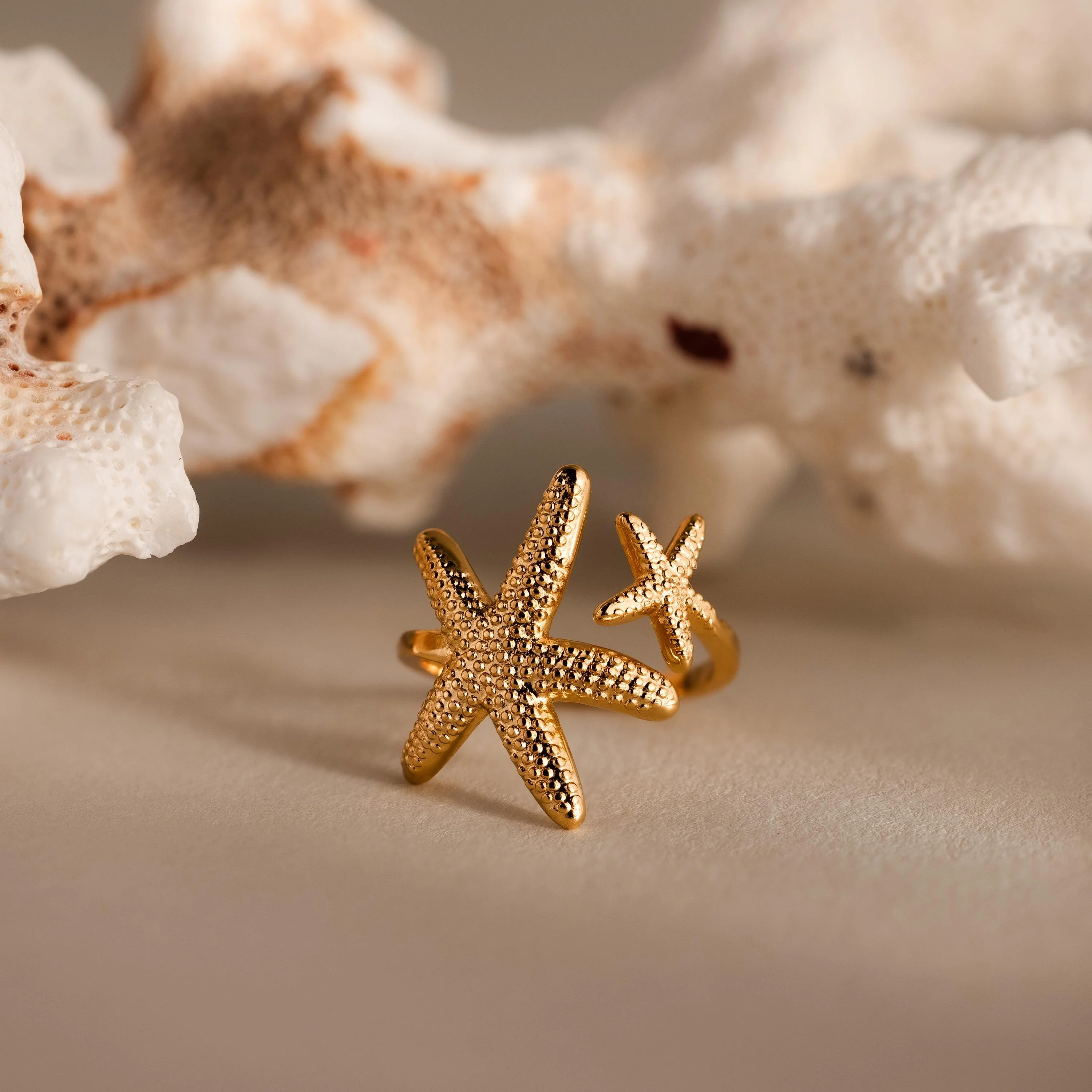 Open Duo Starfish Ring - Image 3