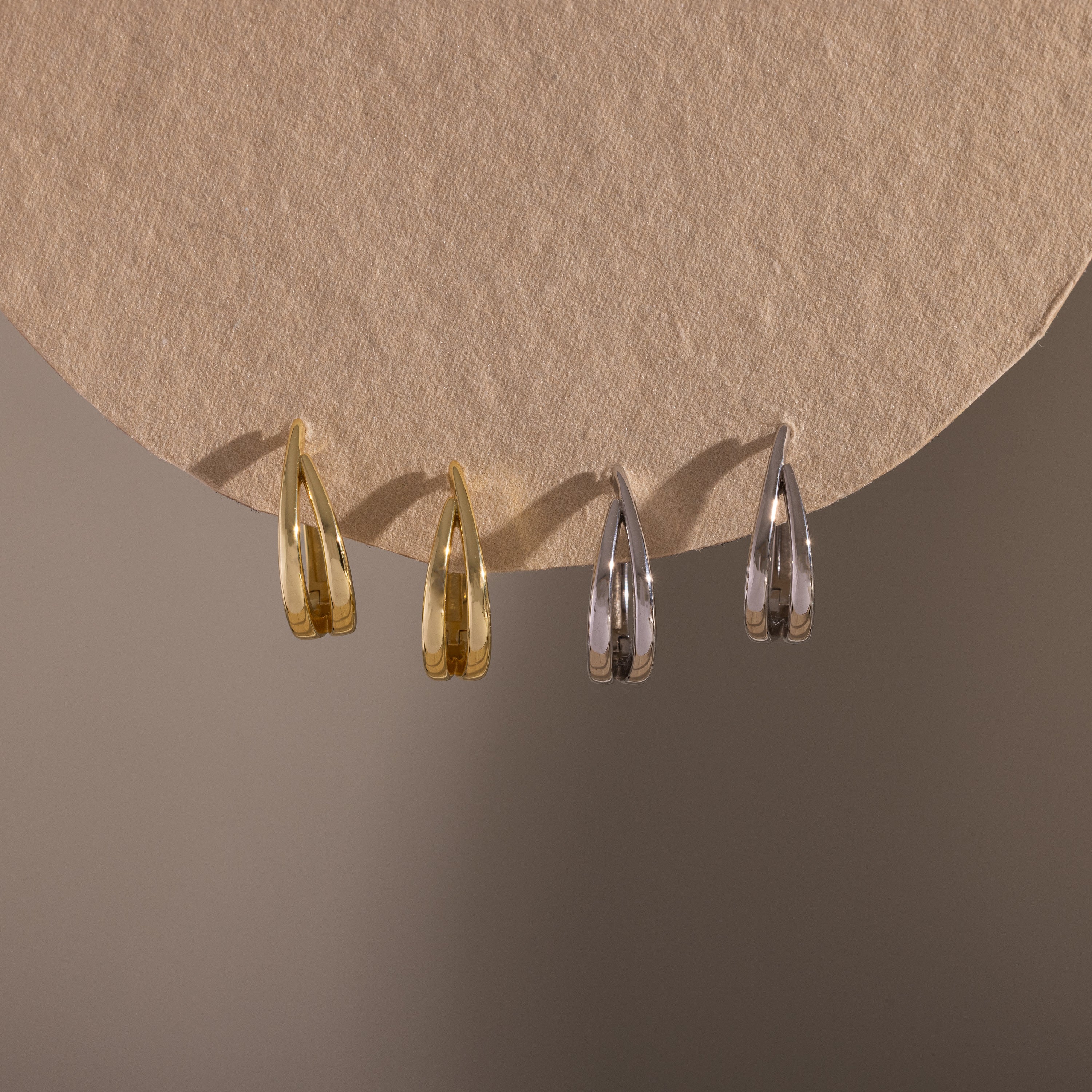Oval Duo Hoops - Image 5