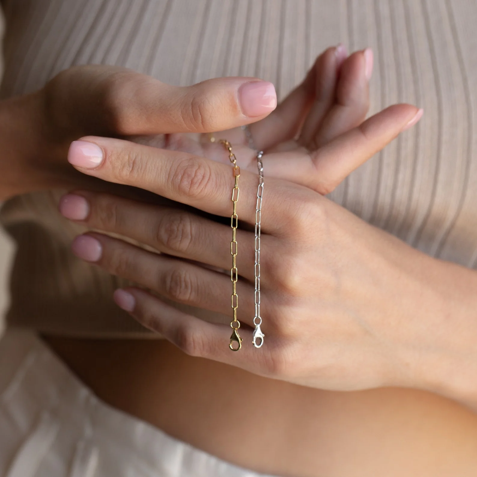 Paperclip Chain Bracelet - Image 3