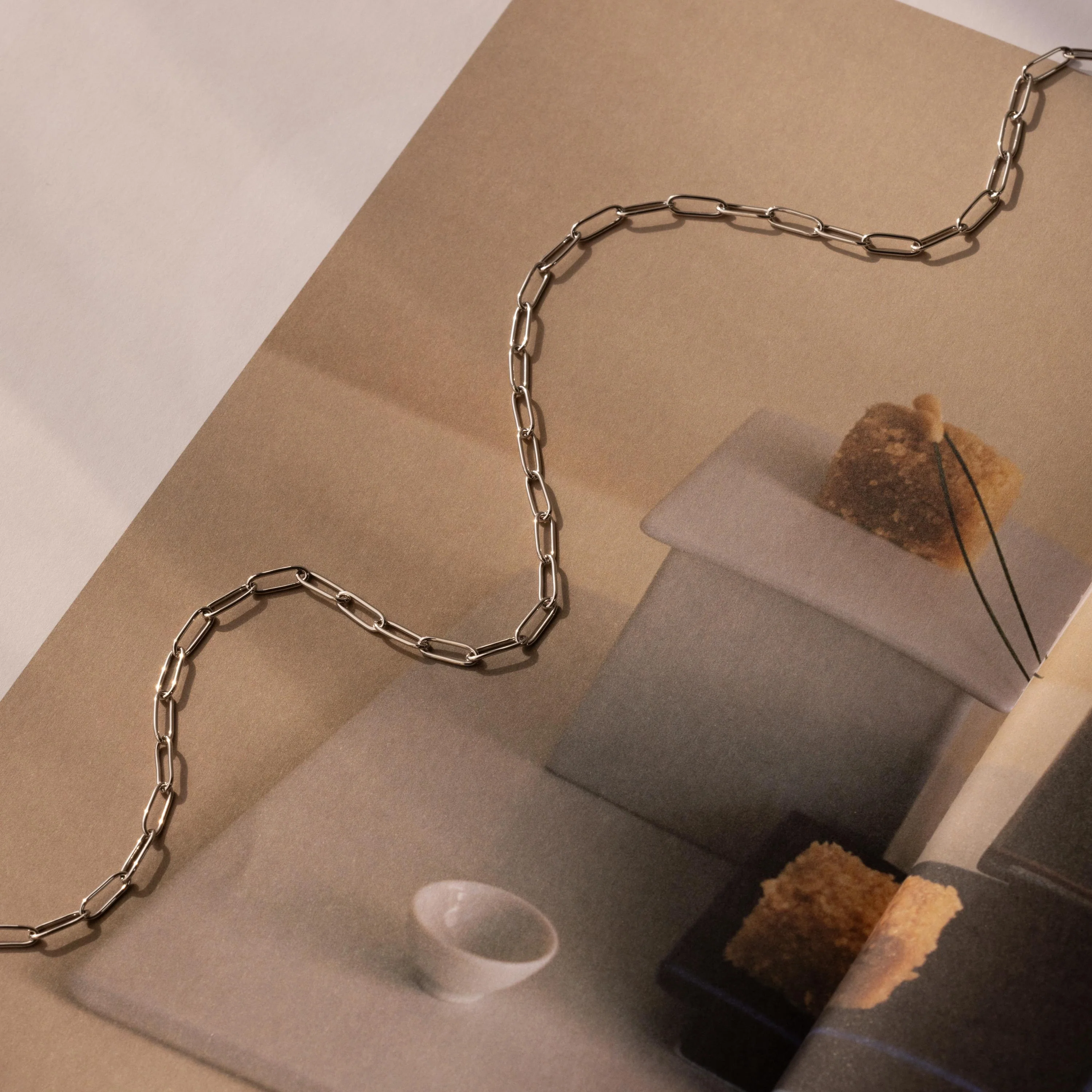Paperclip Chain Necklace - Image 5