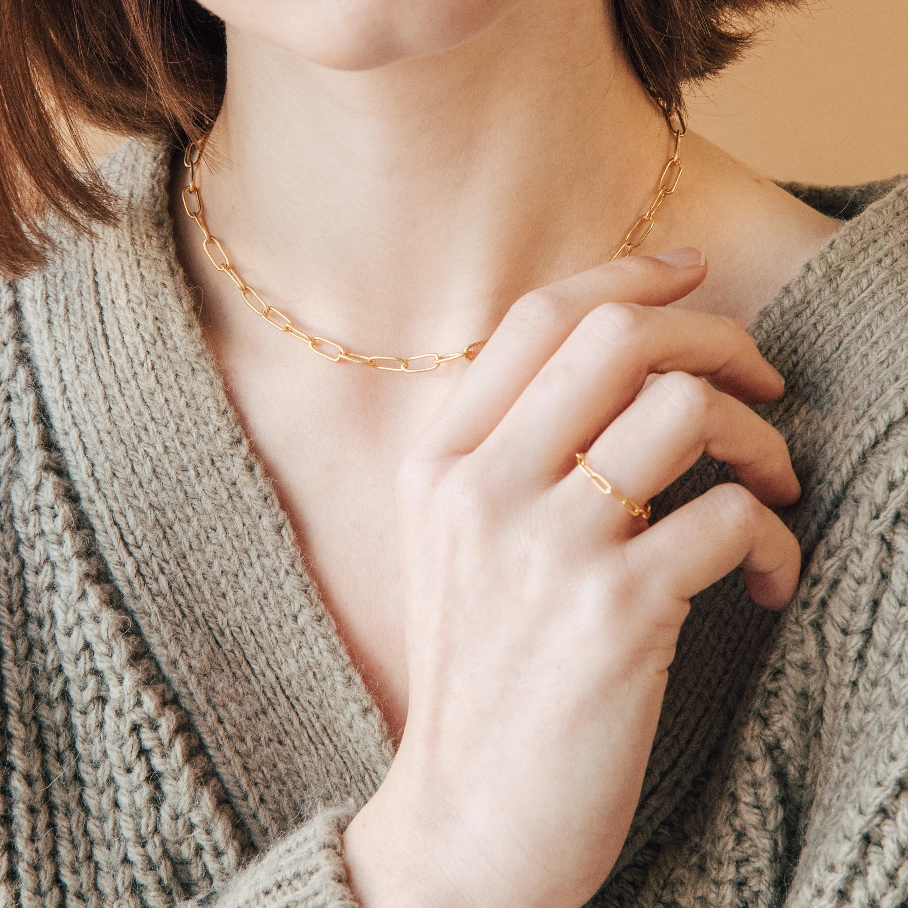 Paperclip Chain Ring - Image 5