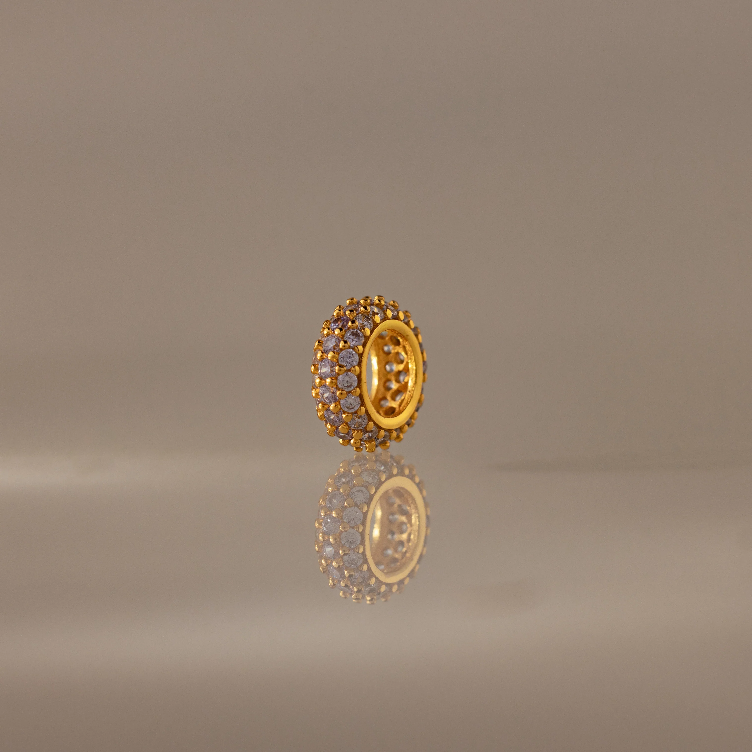 Pave Alexandrite Charm Spacer