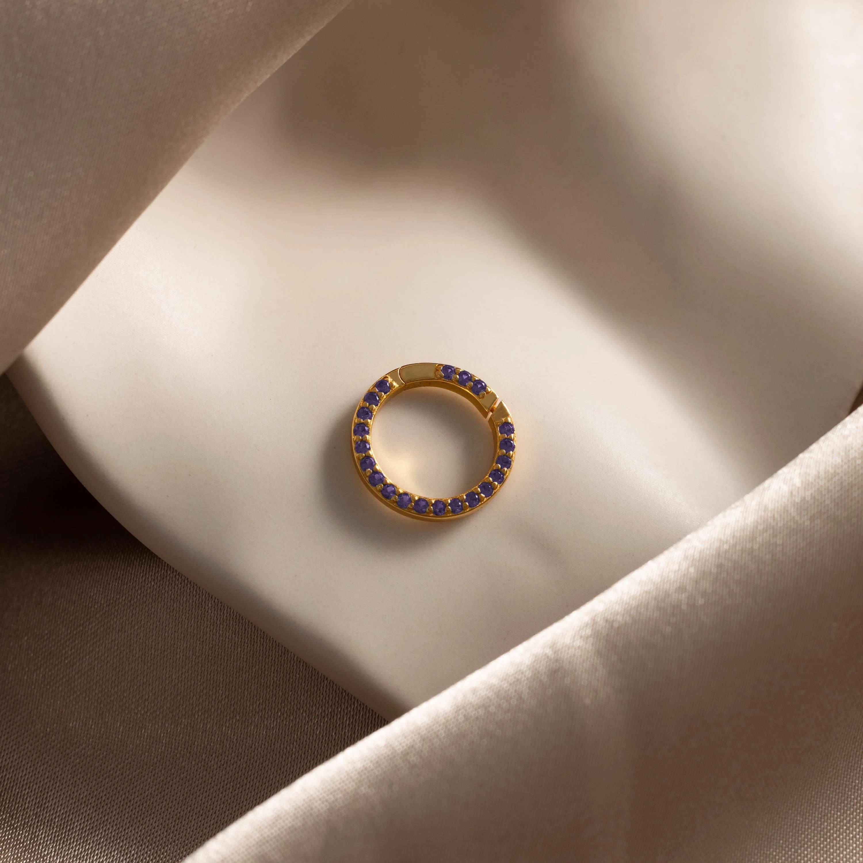 Pave Birthstone Charm Clip - Image 2