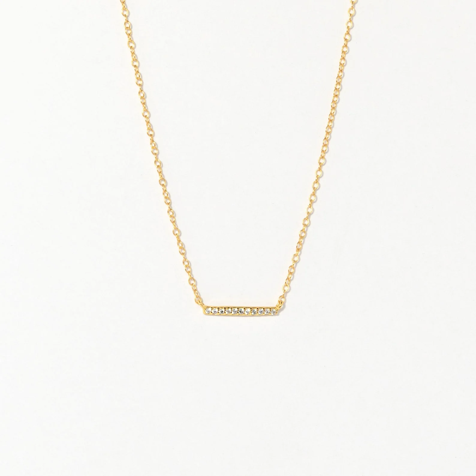 Pave Bar Necklace - Image 4