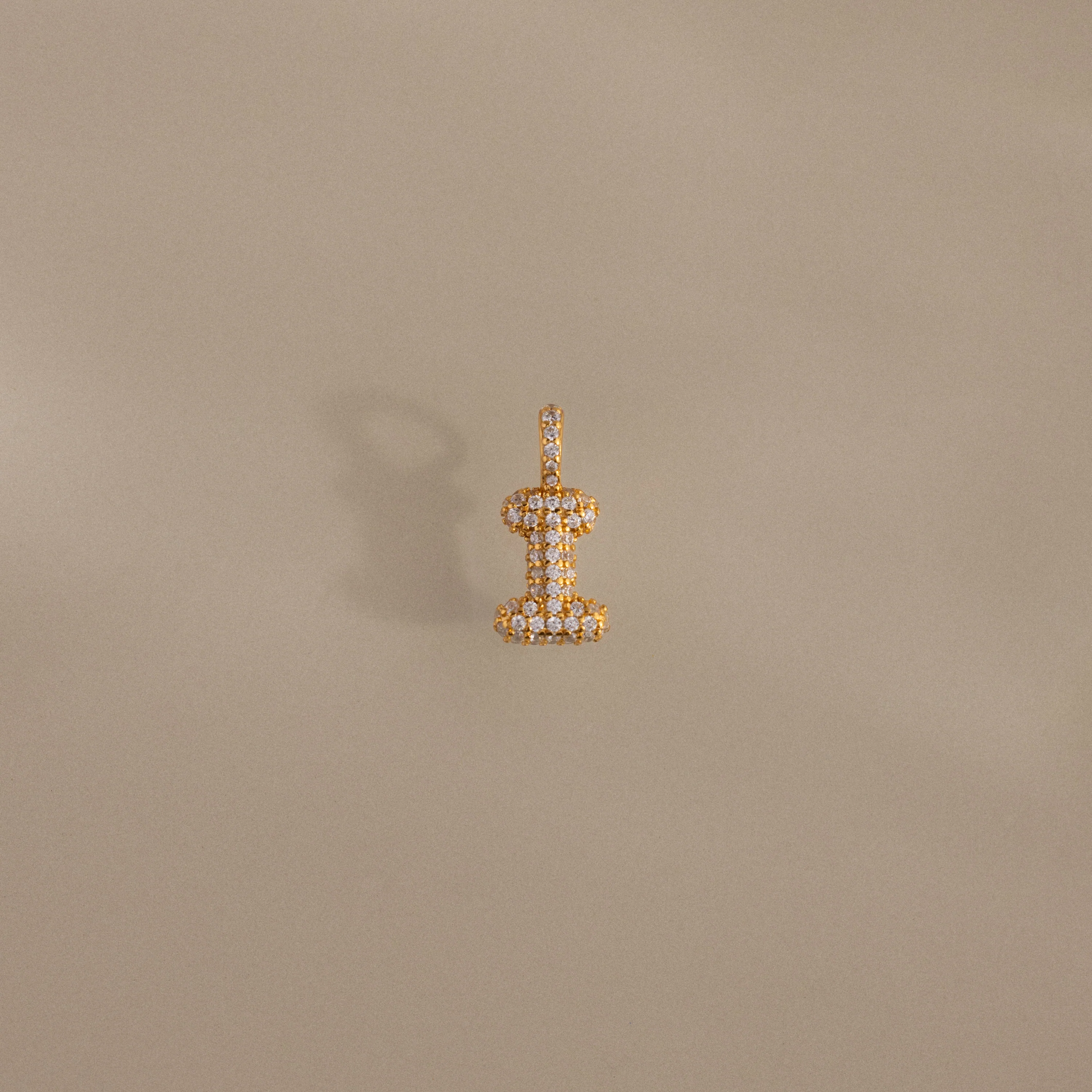 Pave Bubble Letter Charm - Image 16