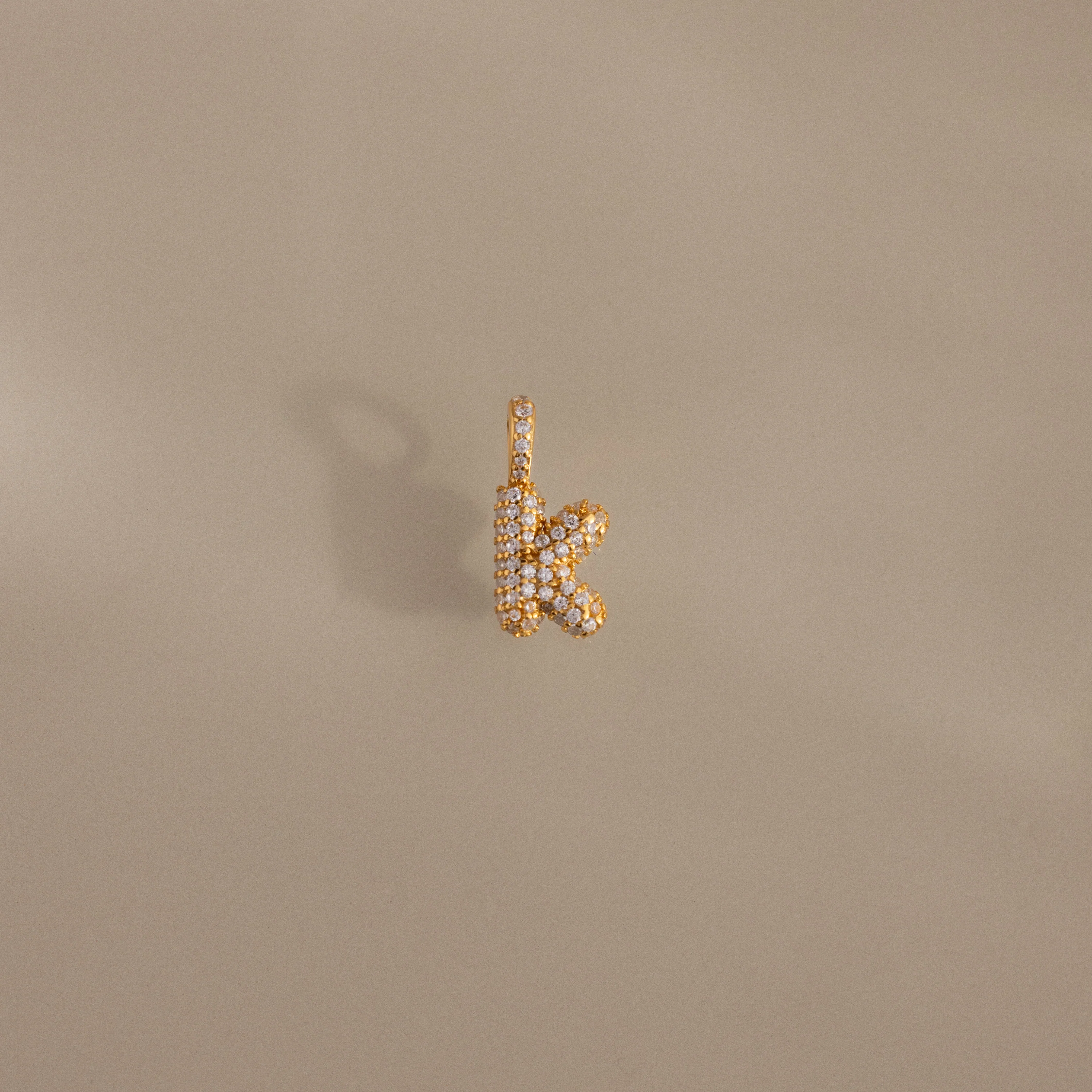 Pave Bubble Letter Charm - Image 18