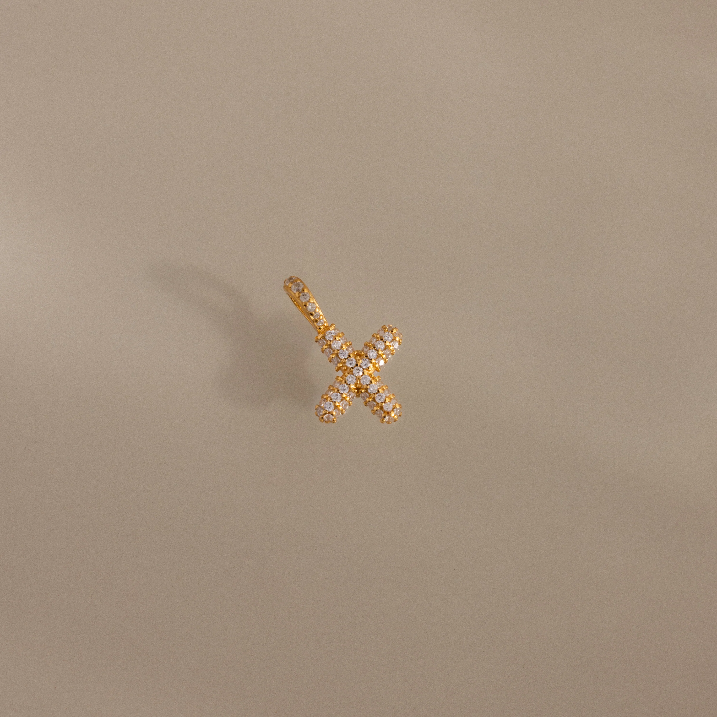 Pave Bubble Letter Charm - Image 31