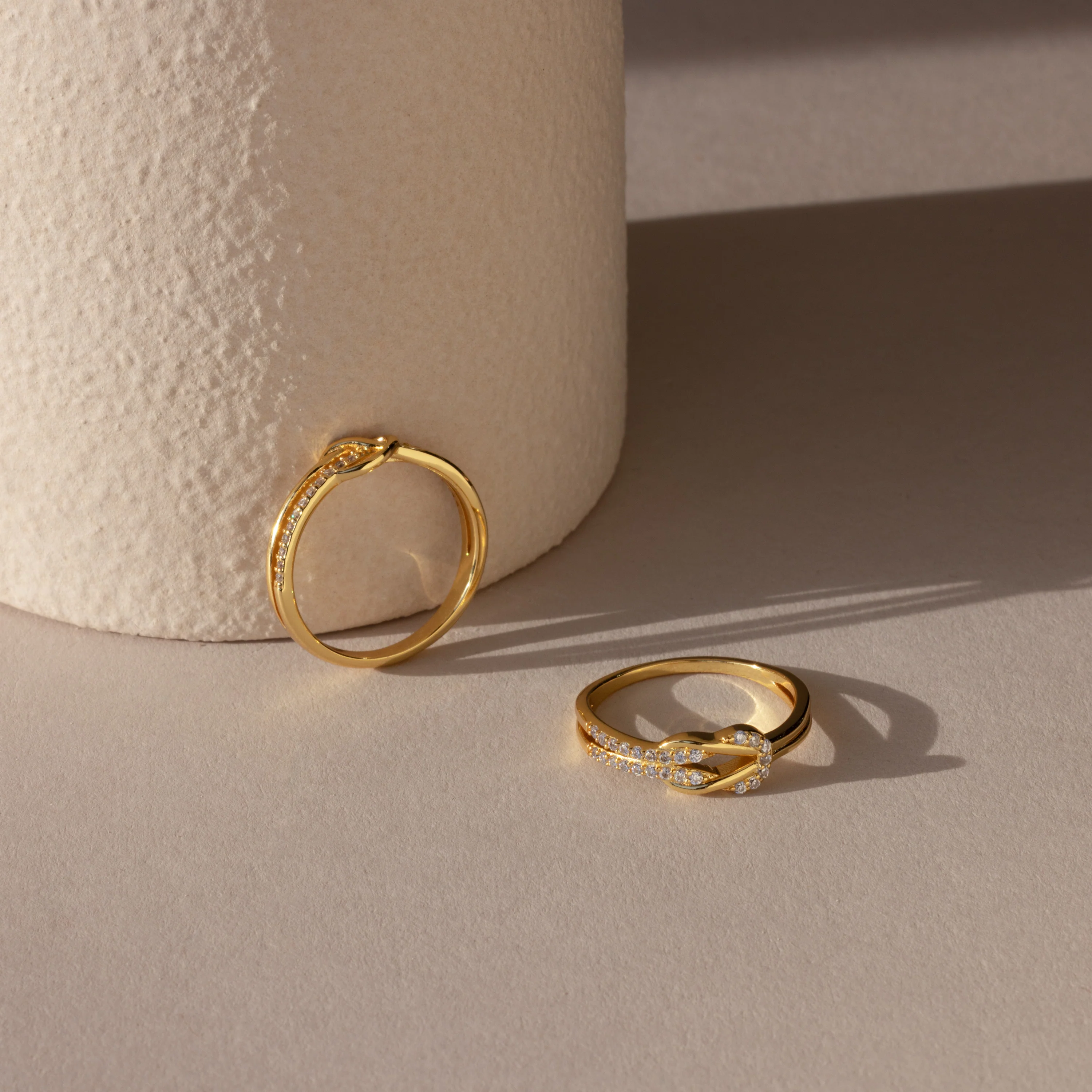 Pave Double Knot Ring - Image 7
