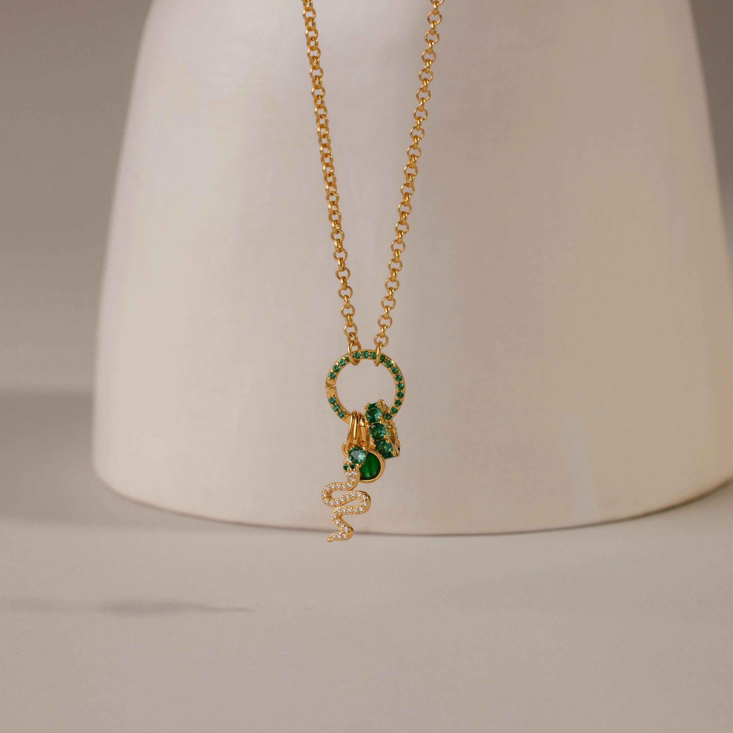 Pave Birthstone Charm Clip - Image 12