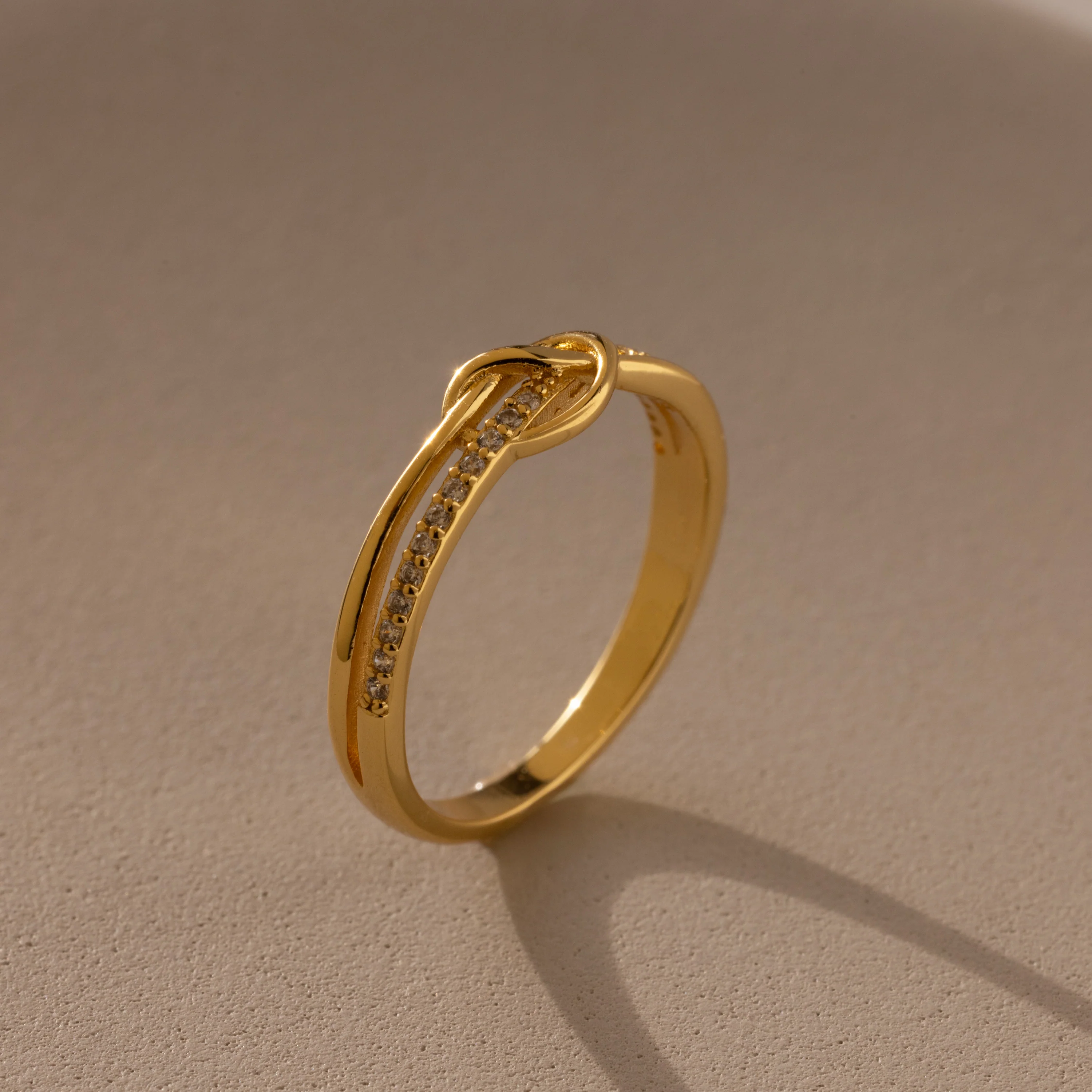 Pave Knot Ring - Image 8