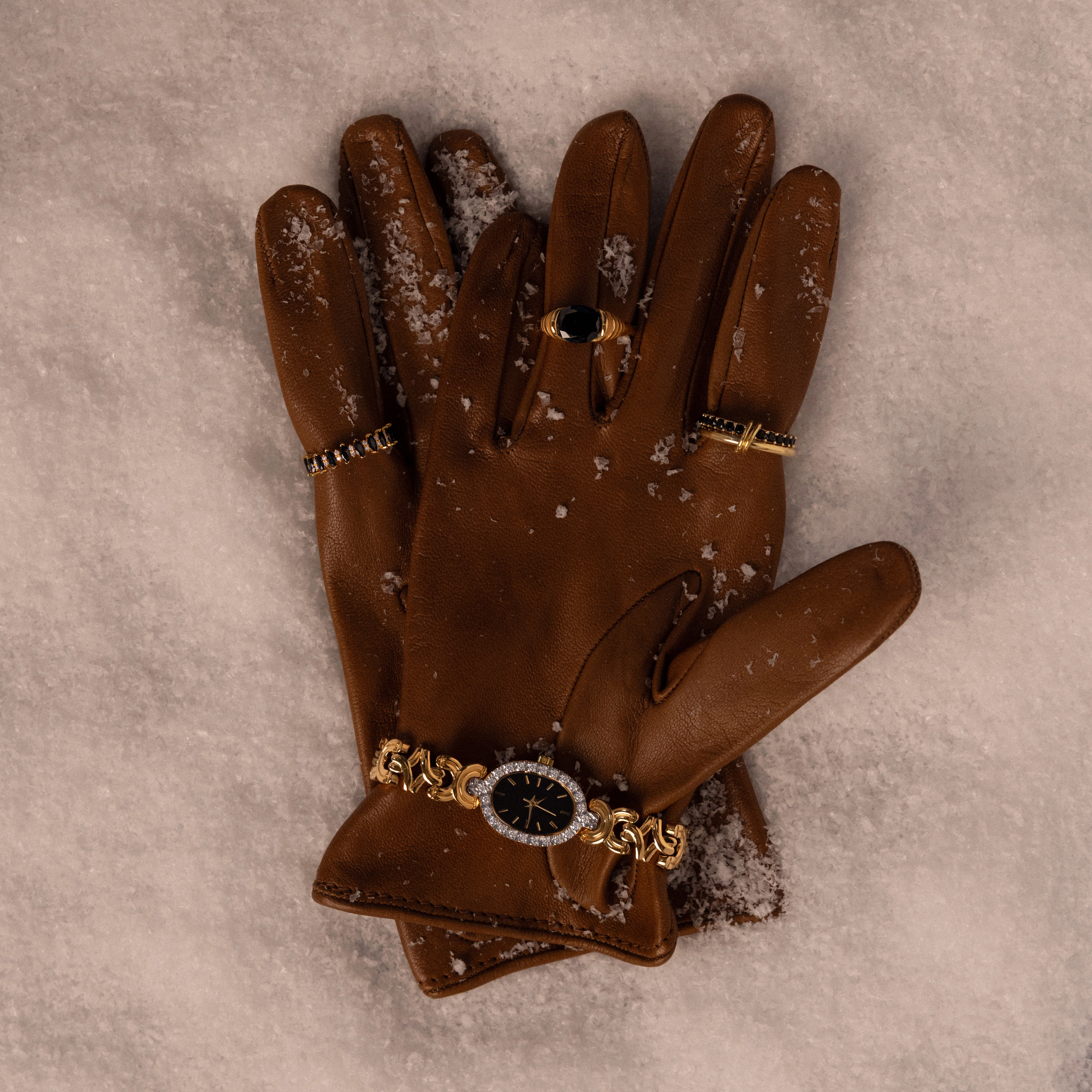 Pave Onyx Timepiece - Image 5